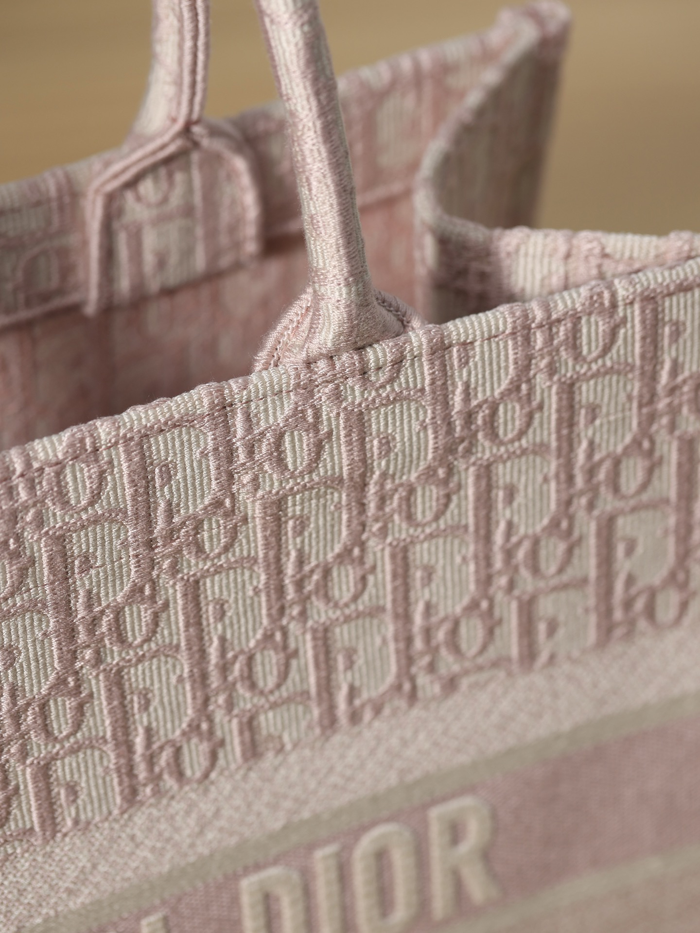 [TOP] Christian Dior Book Tote Bag Oblique 36.5x28x17.5cm - Pink