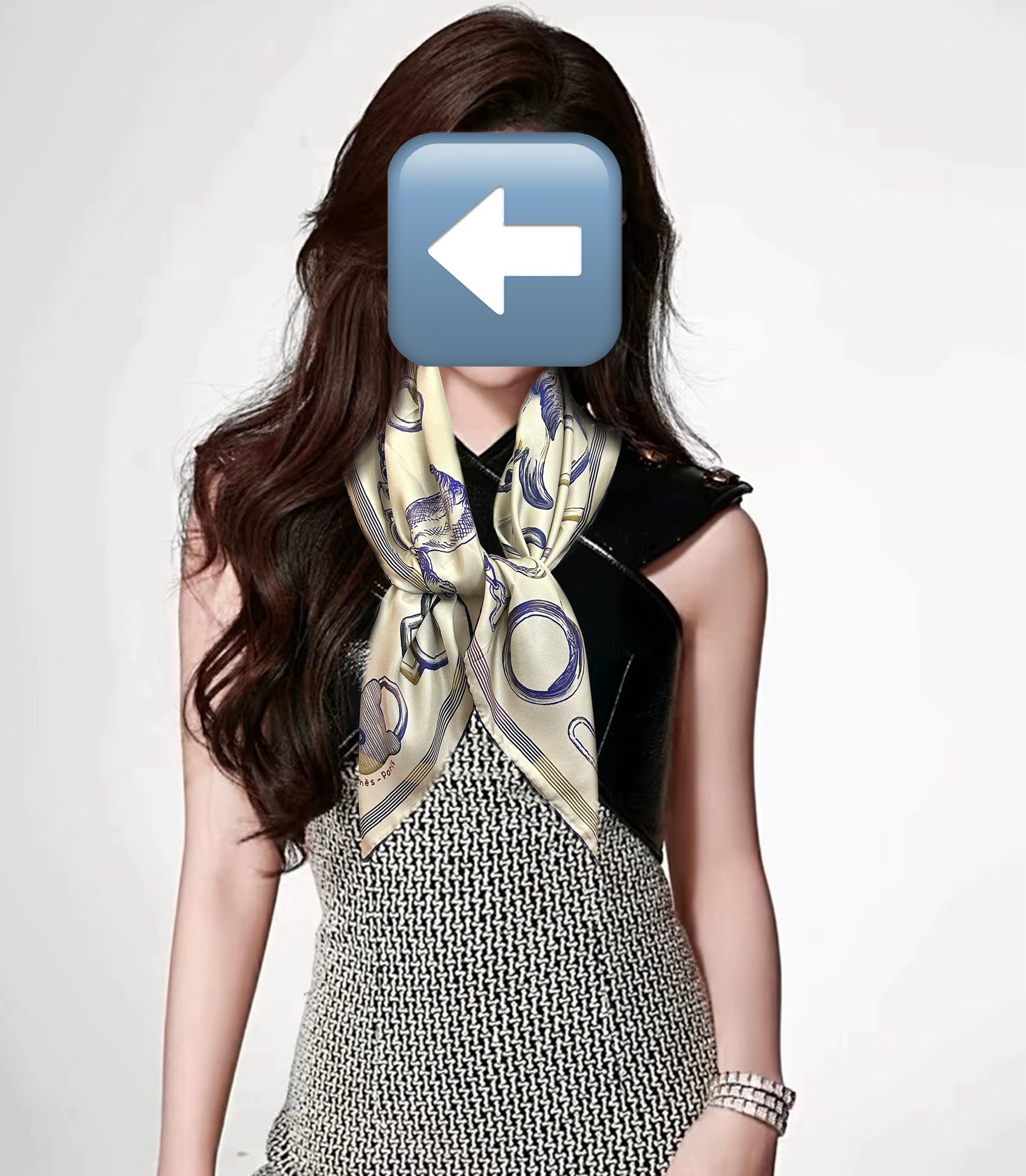 [TOP] HERMES Silk Scarf 90x90cm - Beige - 711 Luxury