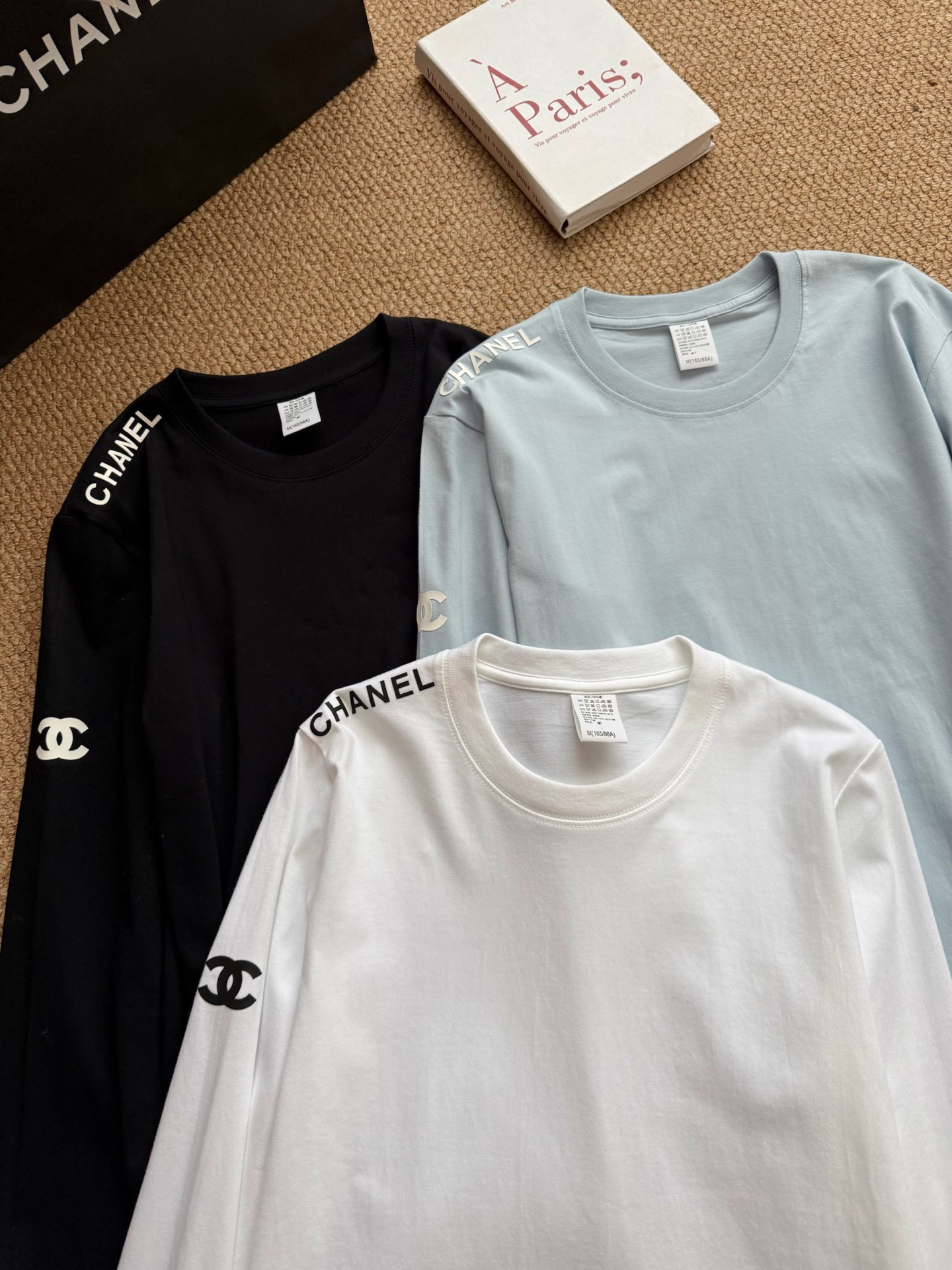 [TOP] CHANEL Long-Sleeve T-Shirt - 3 Color