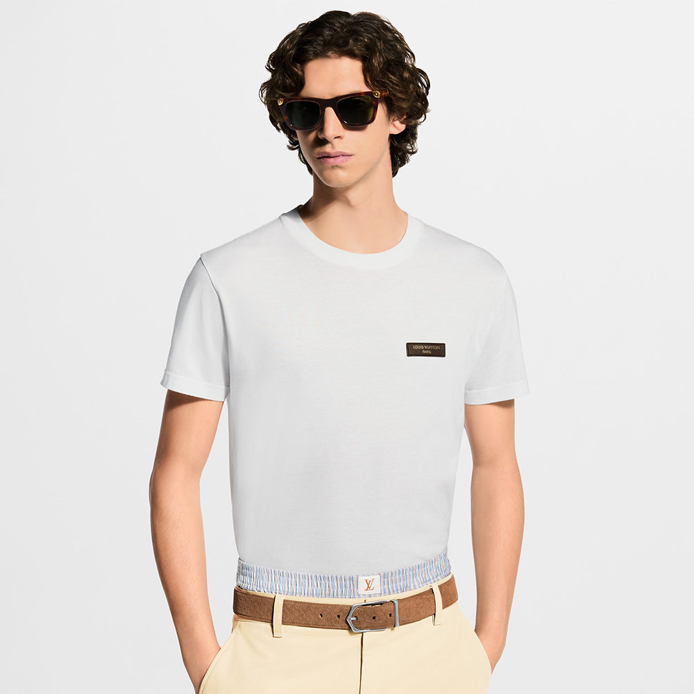 LOUIS VUITTON Slim Fit Signature T-Shirt #382028
