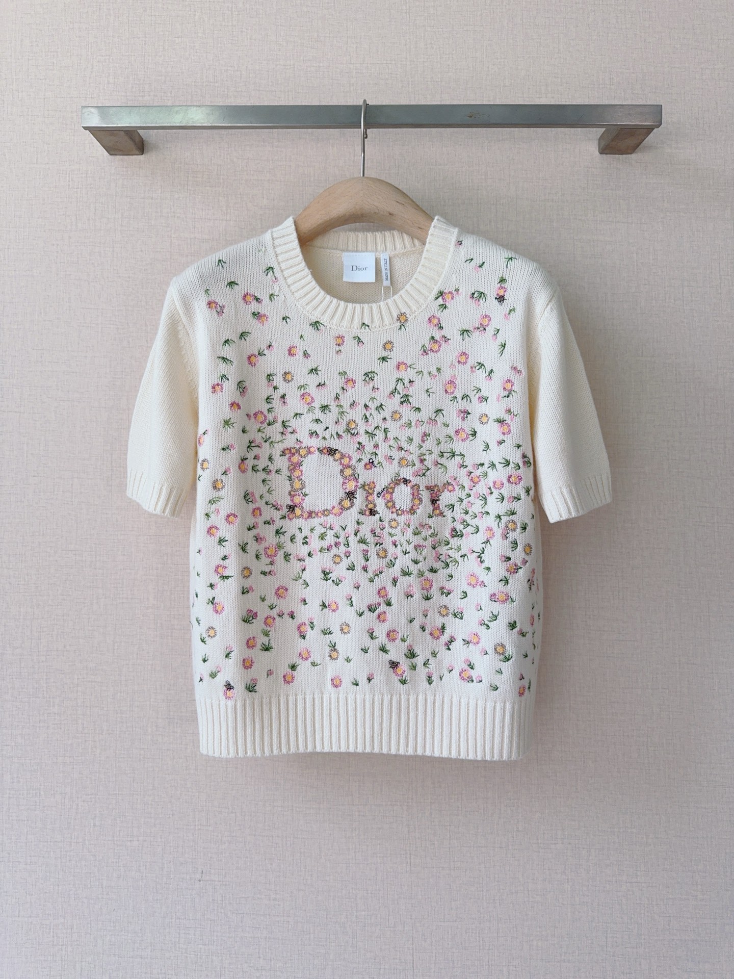 [TOP] Christian Dior Knit Top - White - 711 Luxury