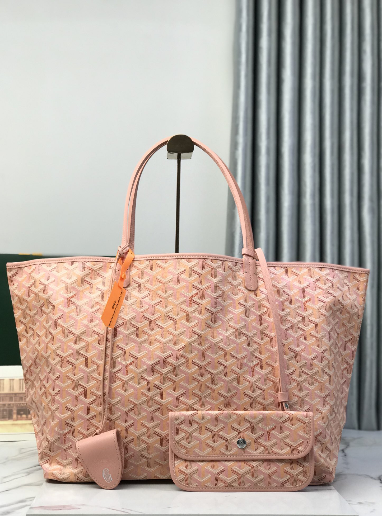 [TOP] Goyard Saint Louis Bag 40-20-32 CM - Pink - 711 Luxury
