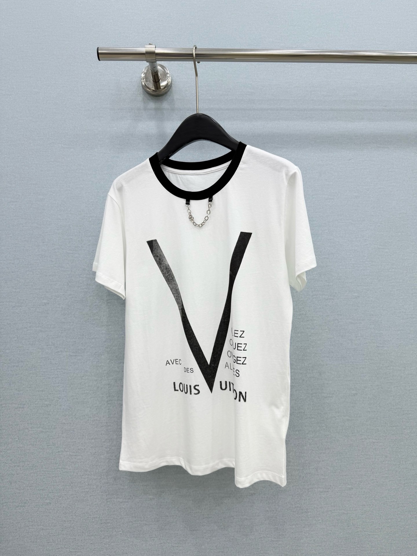 [TOP] Louis Vuitton LV  T-Shirt - White - 711 Luxury