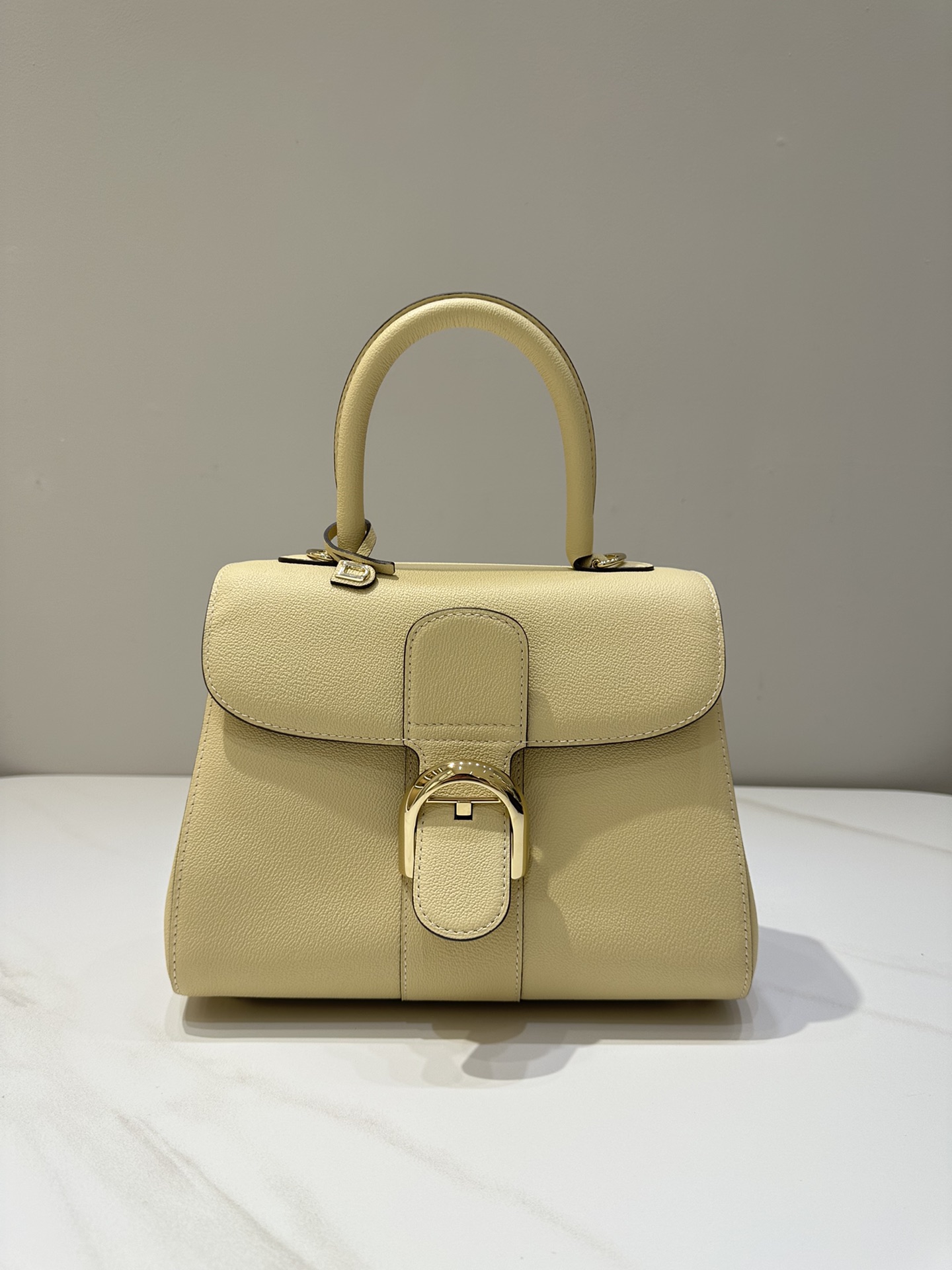 [TOP] Delvaux Brillant Bag Calfskin 24x12x19cm - Sand Dune Color - 711 Luxury