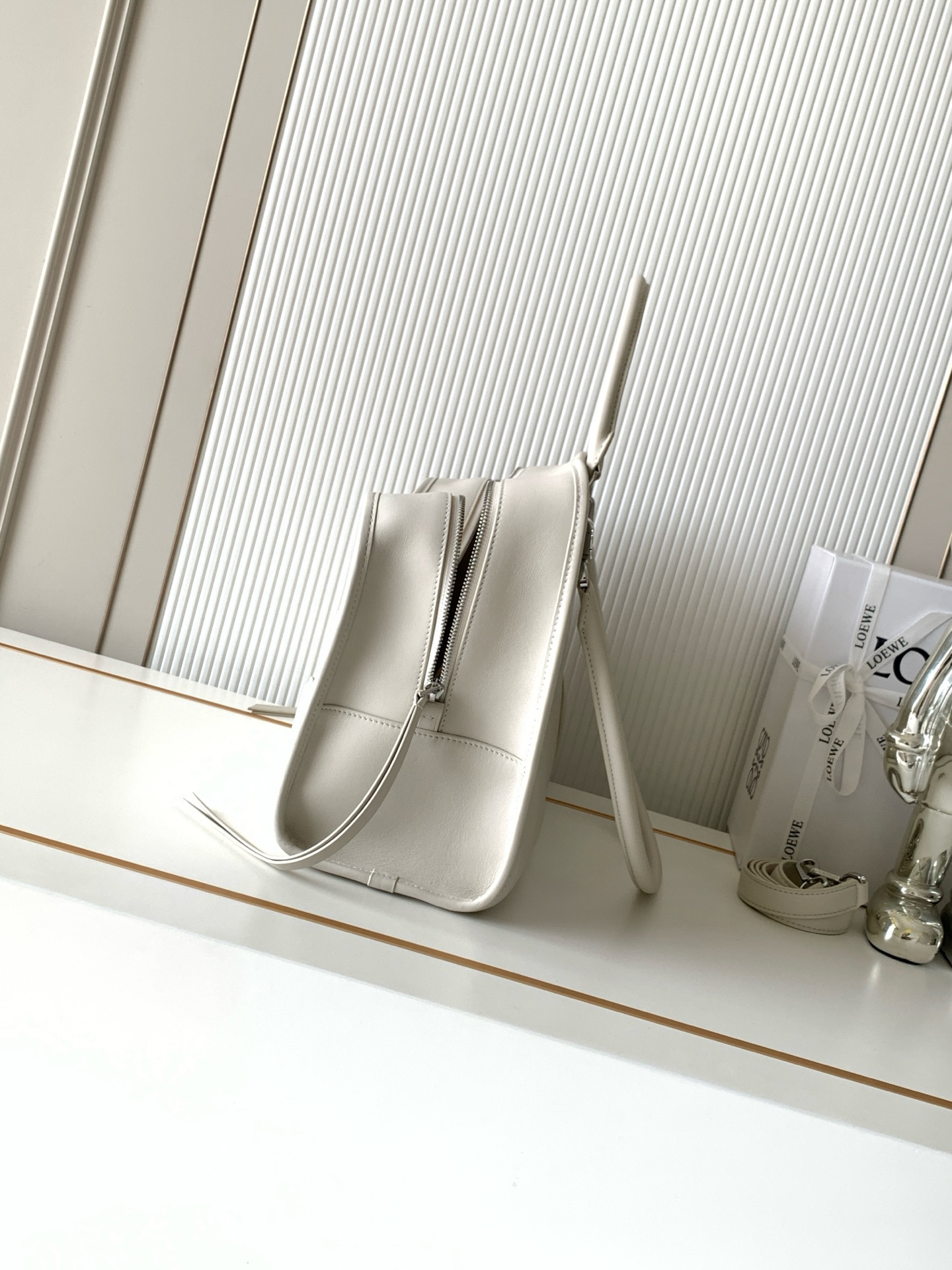 [TOP] LOEWE Amazona 180 Bag 34.5*27*14 CM - White - 711 Luxury