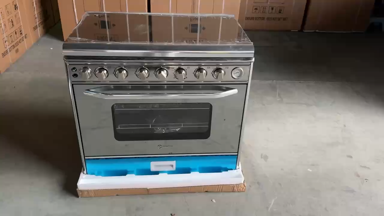 6-burner integrated oven--0.56CBM