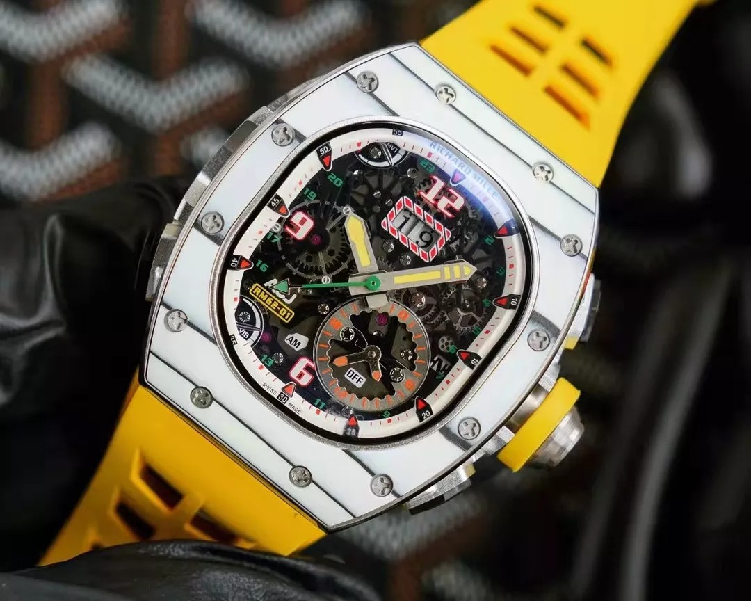 RM 62-01 Tourbillon Yellow Strap 42mm