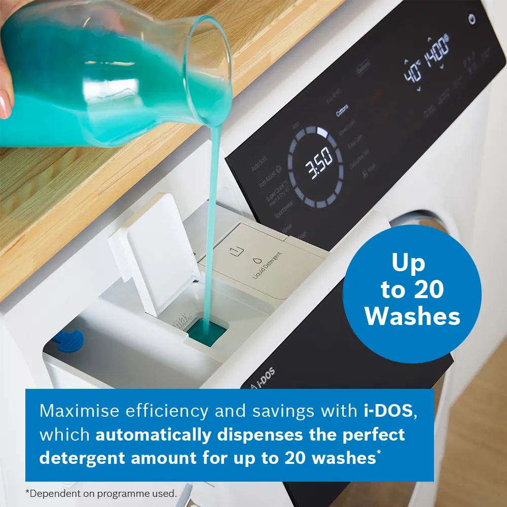 BOSCH WNC25410GB Series 8 Washer dryer 10.5/6 kg 1400 rpm