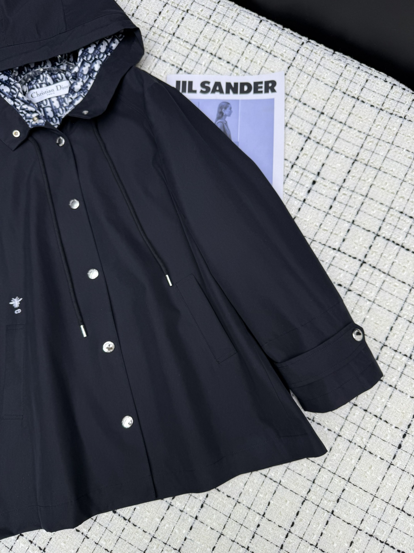 [TOP] Christian Dior Trench Coat - Black