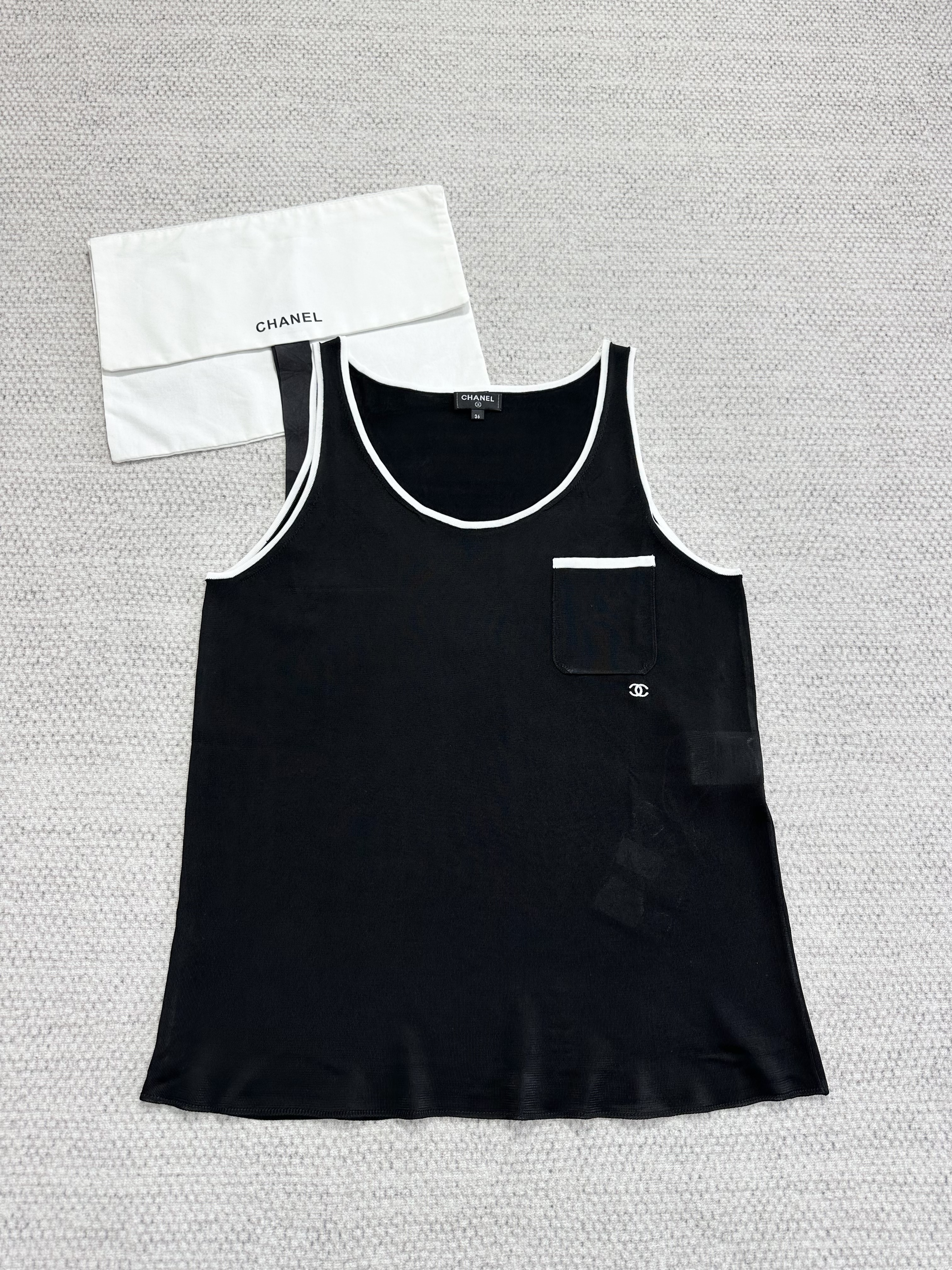 CHANEL Top Silk Pants Silk canvas #381260