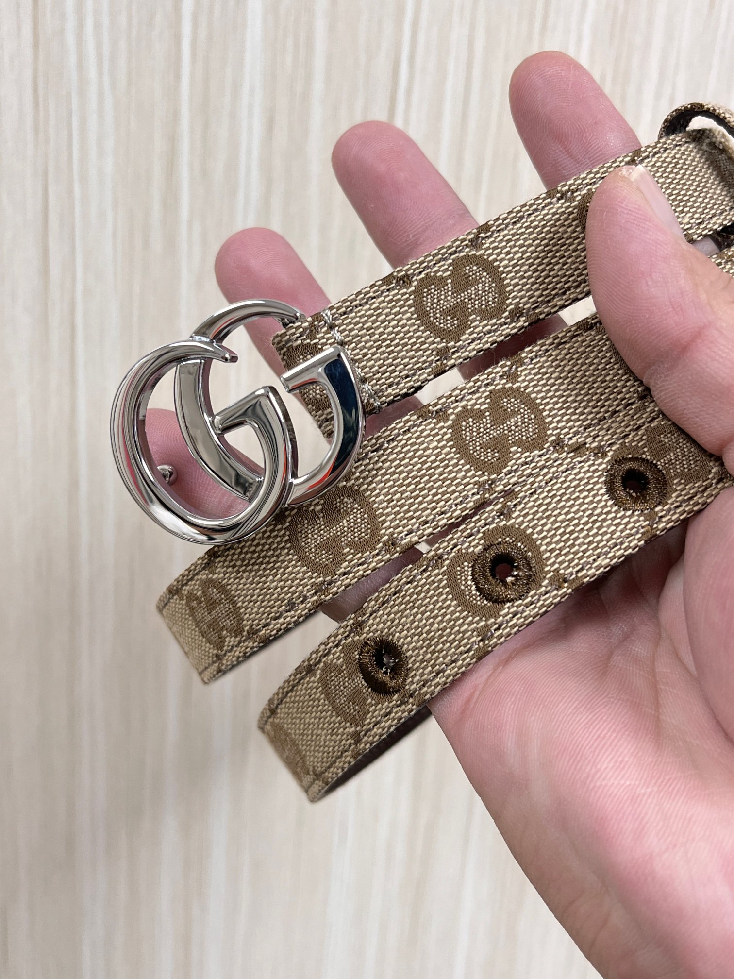 [TOP] GUCCI GG Belt  - Brown - 711 Luxury