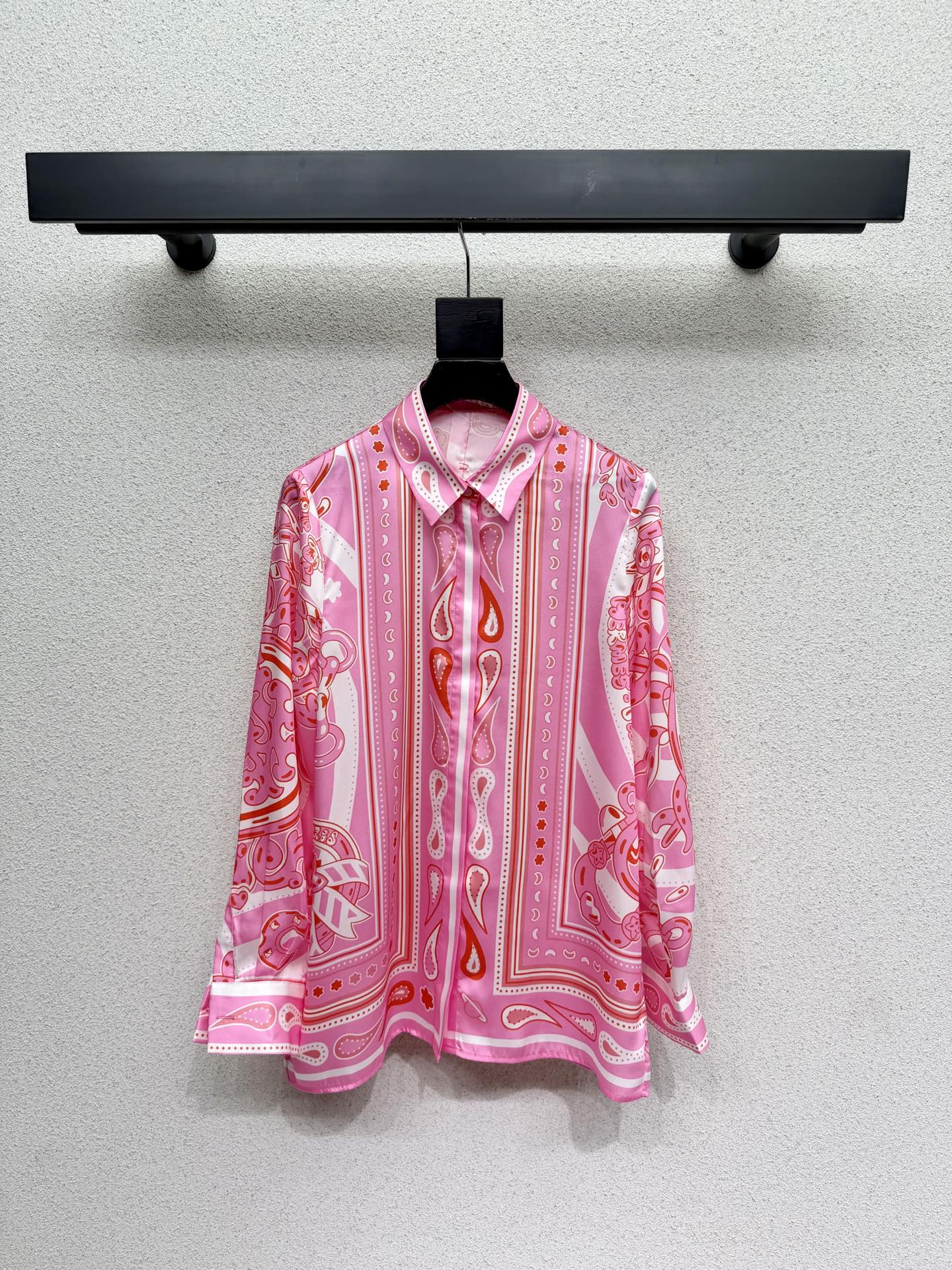 Hermès Silk Printed Shirt Silk Trousers #379915