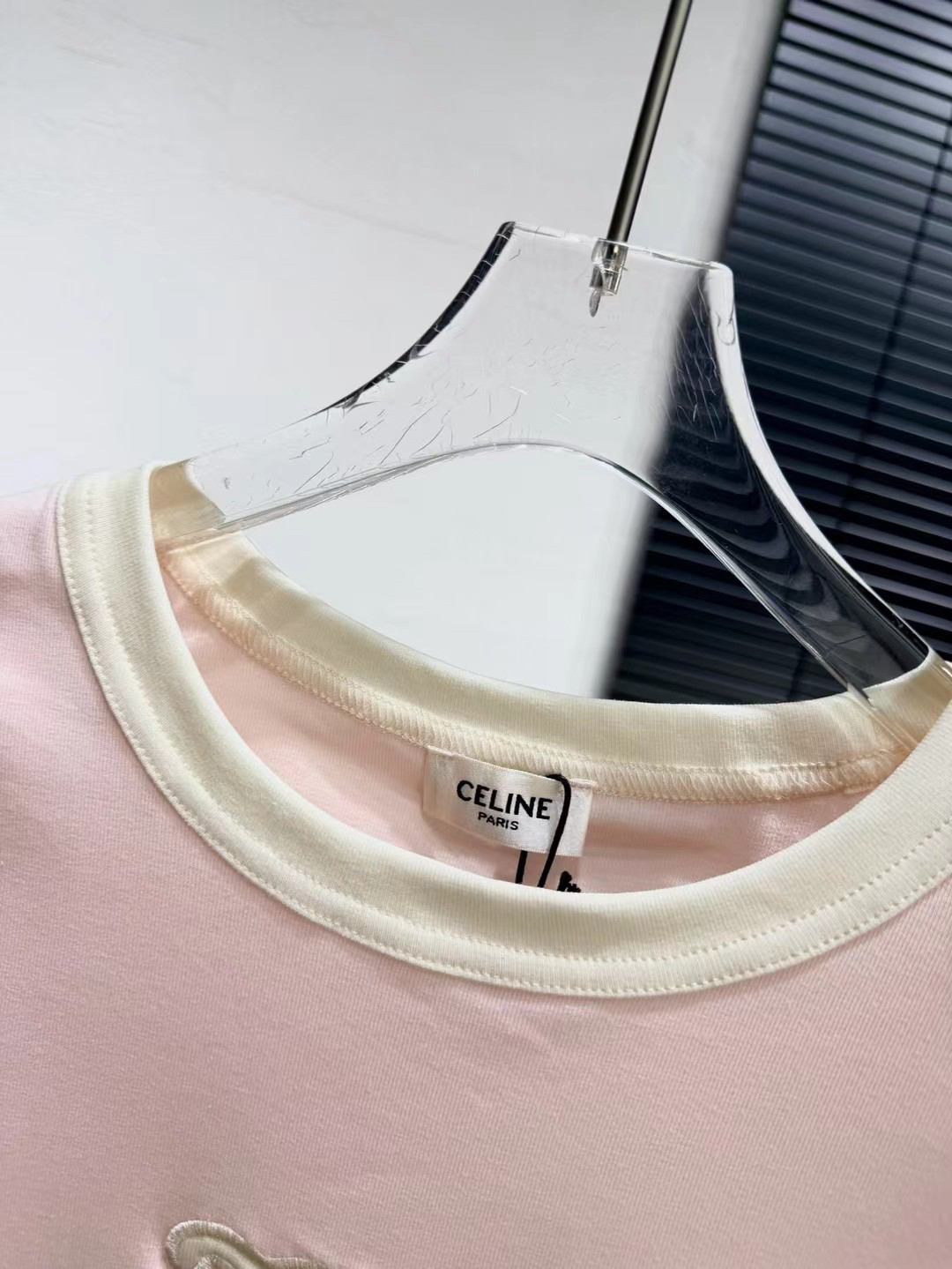 [TOP] CELINE  T-shirt -Pink