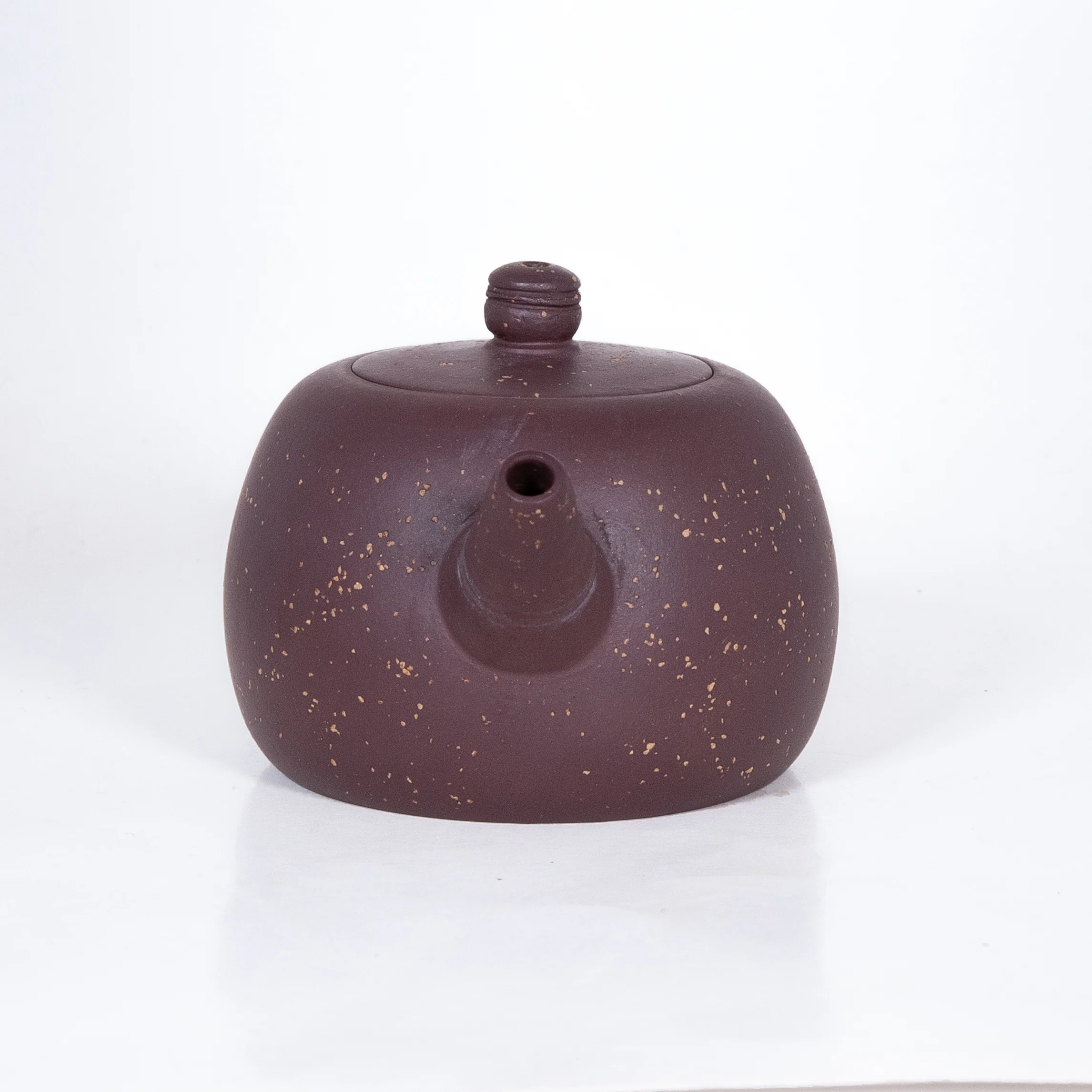 Yixing Zini Bright Stars In The Sky Jin Lan Shape Chinese Teapot 35  (Pointed Ear)