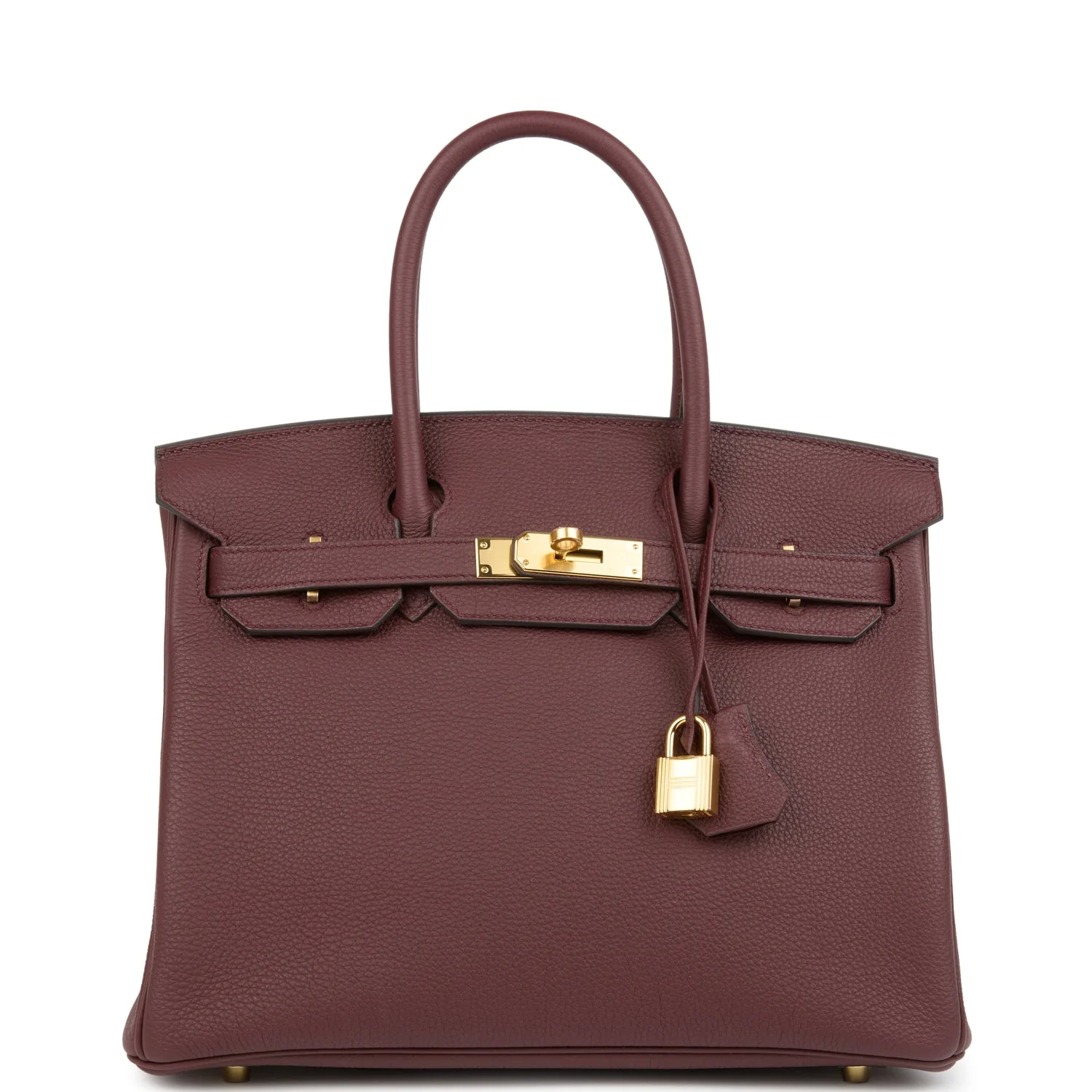 Hermes BirkinRouge Sellier Togo Gold Hardware
