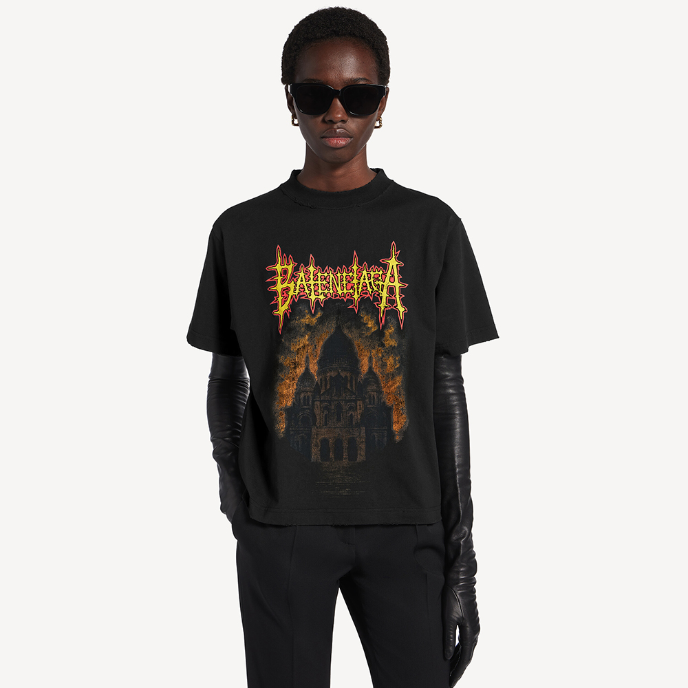 Balenciaga Clothing Balenciaga Sacré Cœur Medium Fit T-shirt | Nigo Office