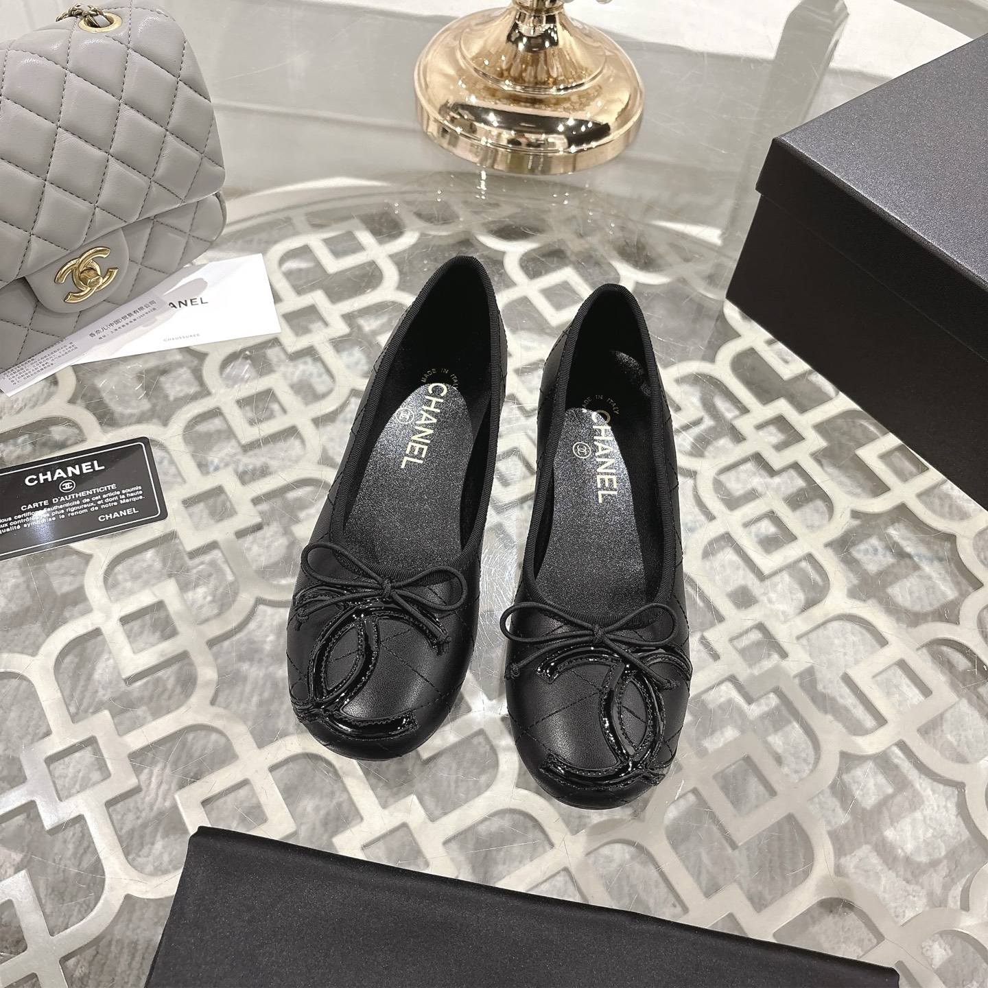 [TOP] CHANEL Flats - Black - 711 Luxury