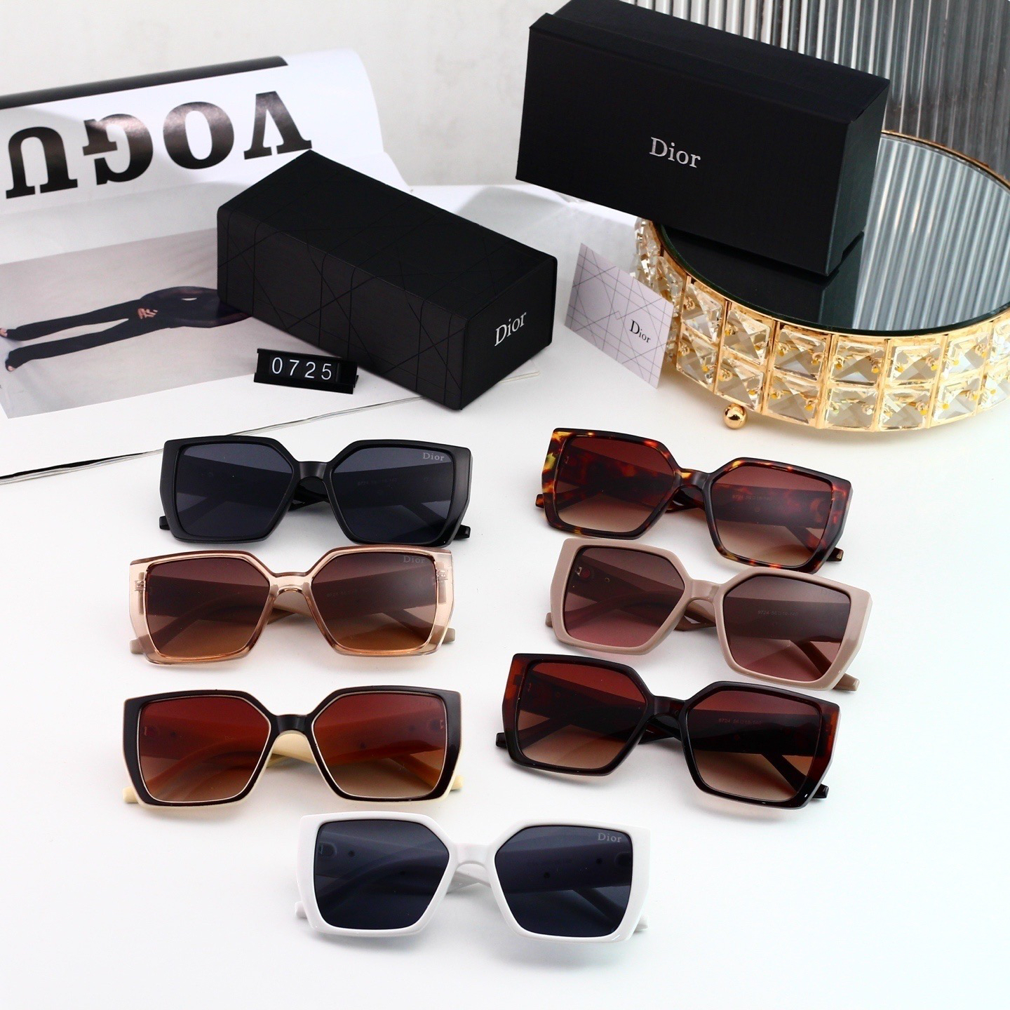 [TOP] Christian Dior Sunglasses - 7 Colors - 711 Luxury