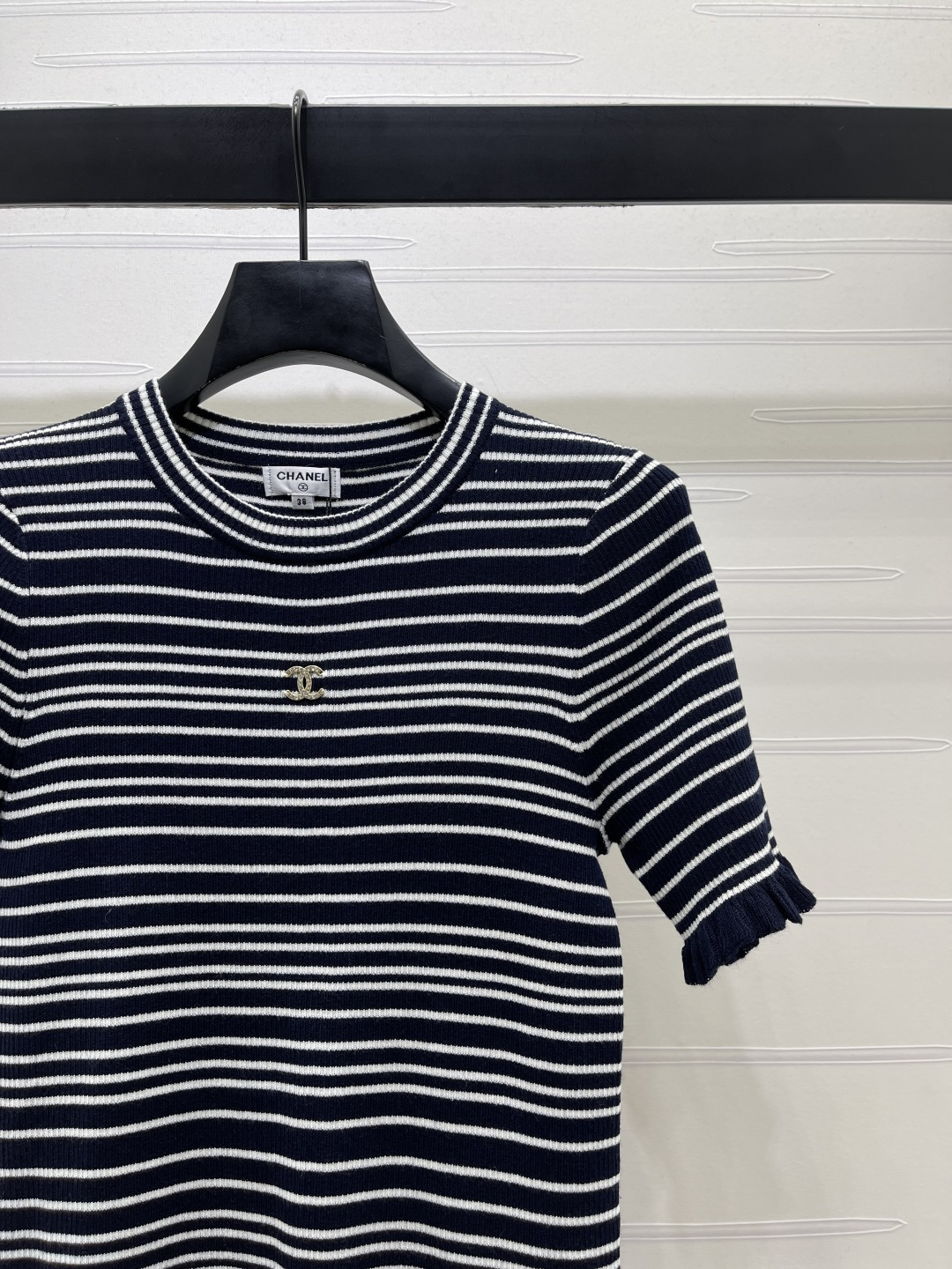 [TOP] CHANEL Knit Top - Black - 711 Luxury