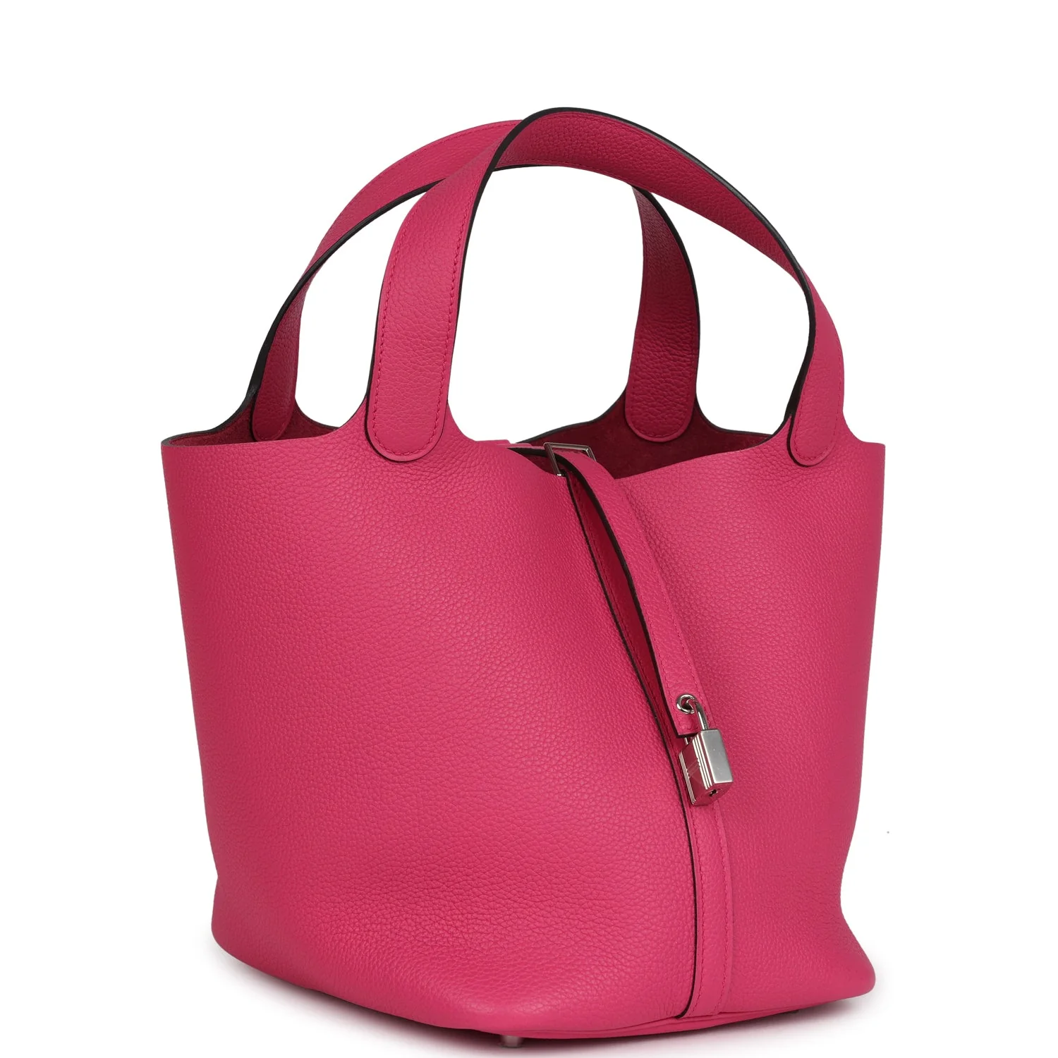 Hermes Picotin Lock  Rose Shocking Maurice Palladium Hardware