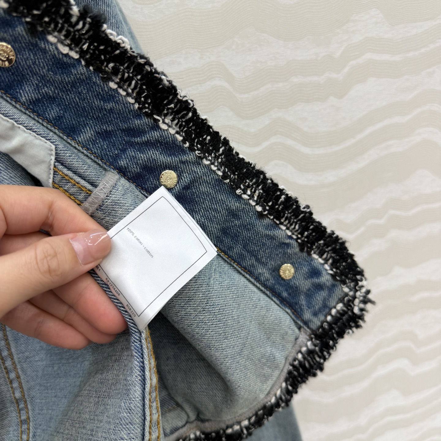 [TOP] CHANEL  Denim Jacket - Blue