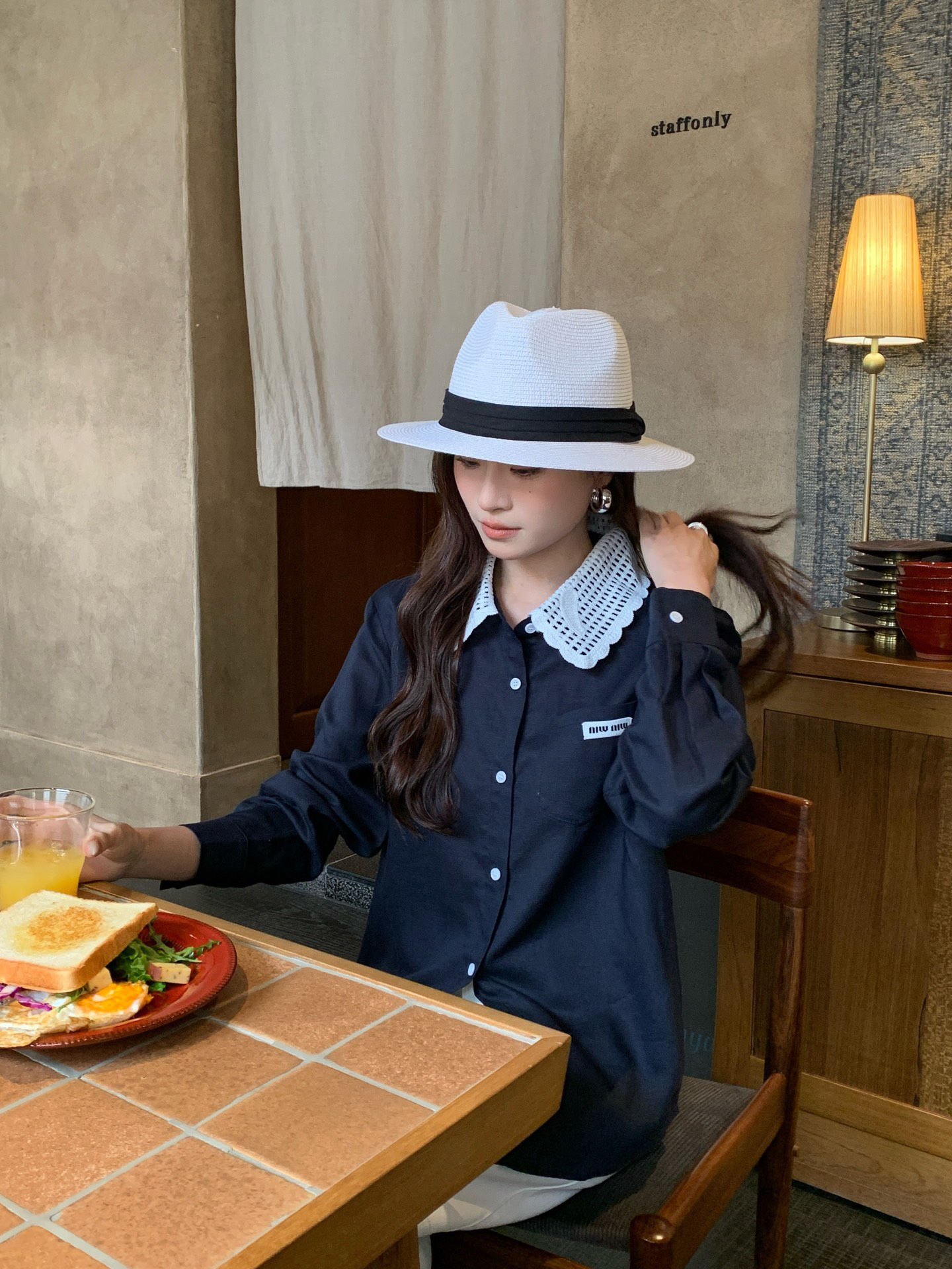 [TOP] Miu Miu Shirt - Blue