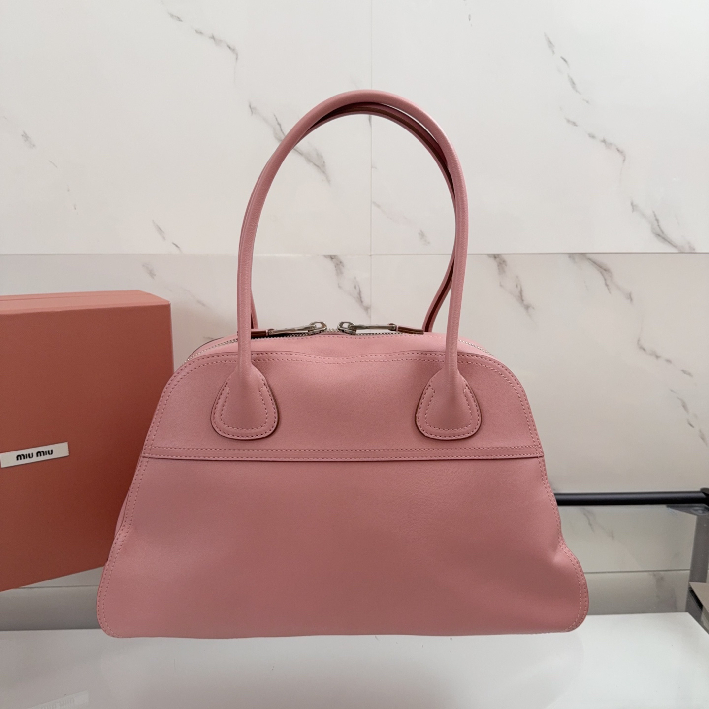 [TOP] Miu Miu Vivant Handbag  40X24X13CM - Pink - 711 Luxury