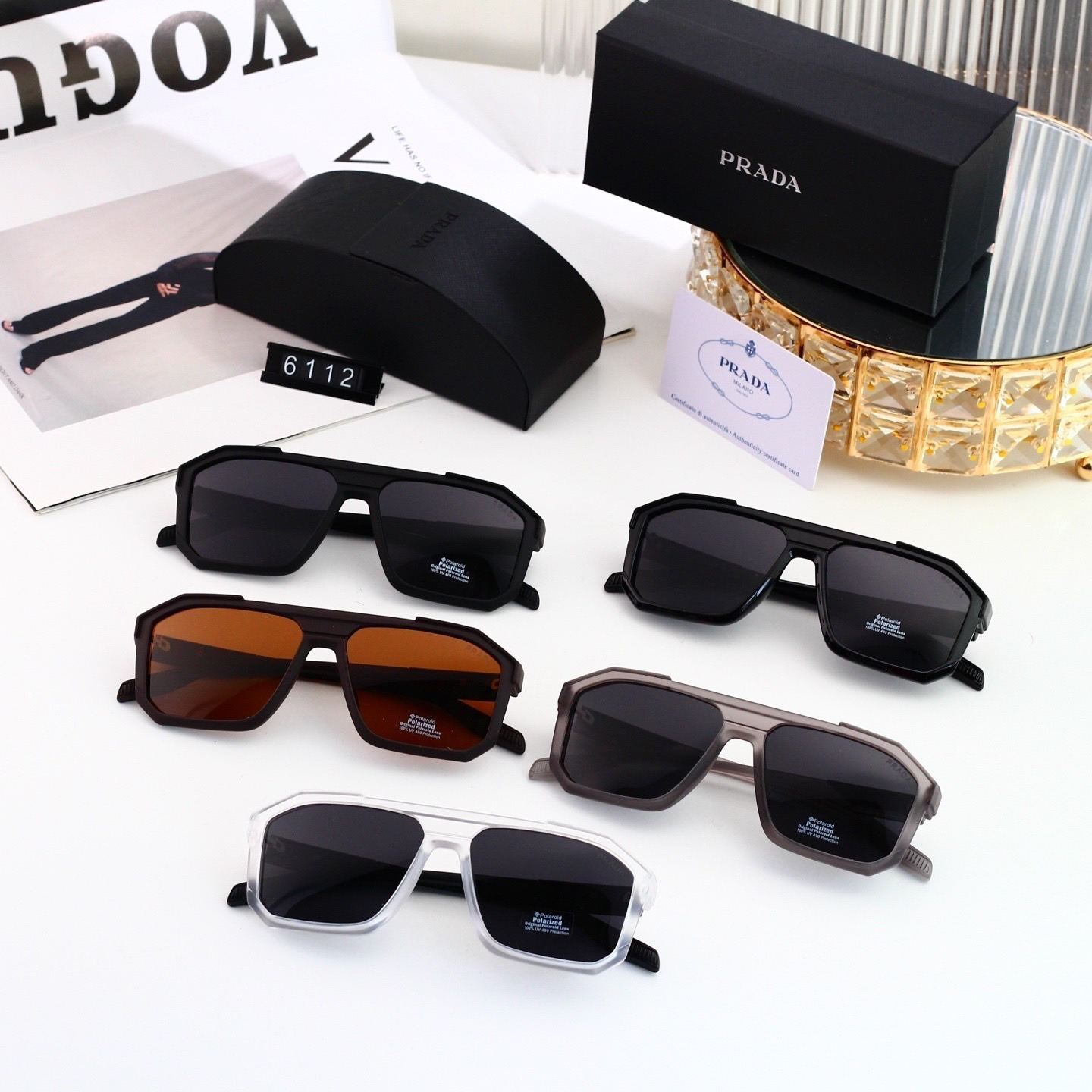 [TOP] PRADA Sunglasses - 5 Colors - 711 Luxury