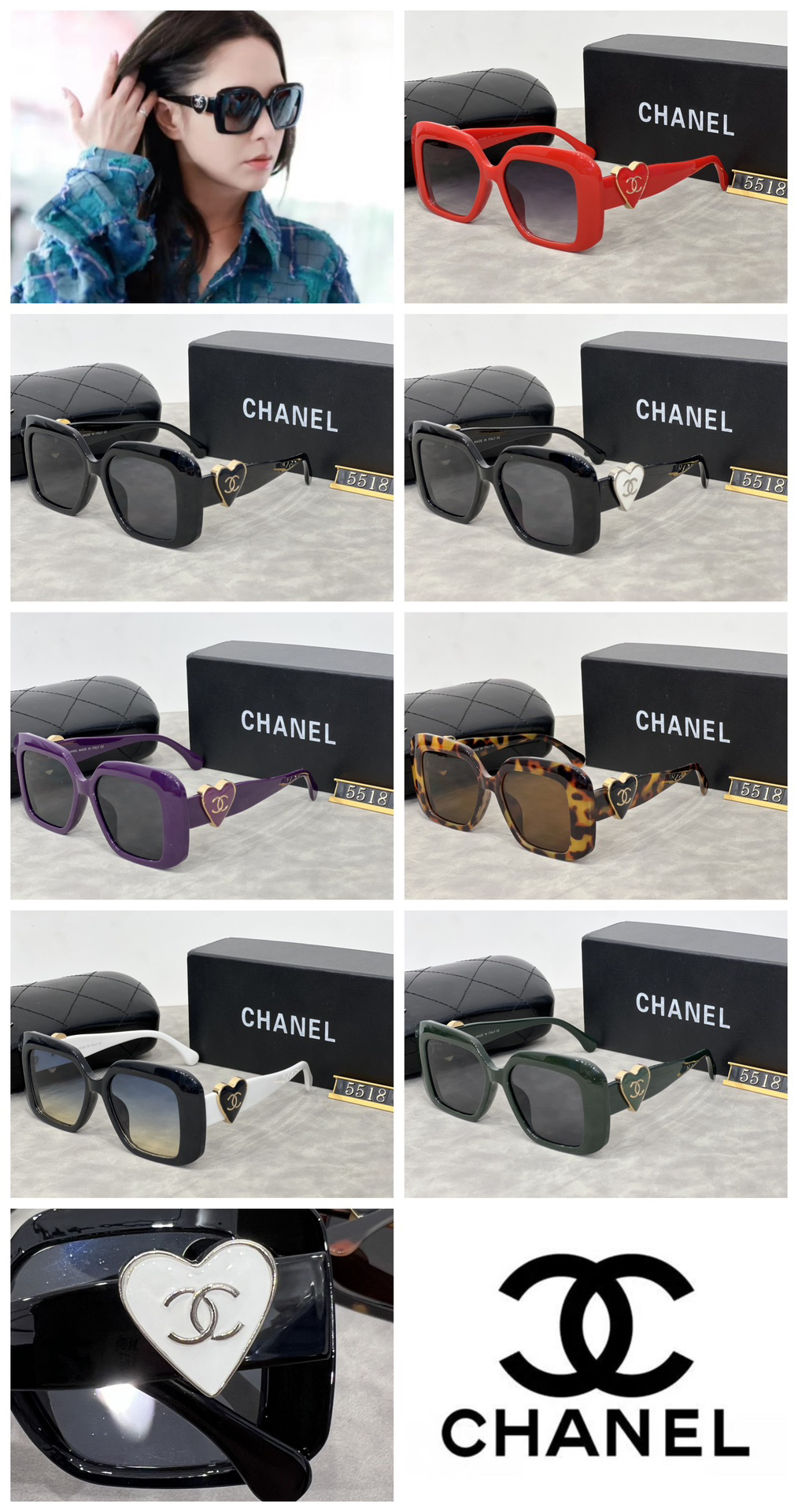 [TOP] CHANEL Sunglasses - 7 Color - 711 Luxury