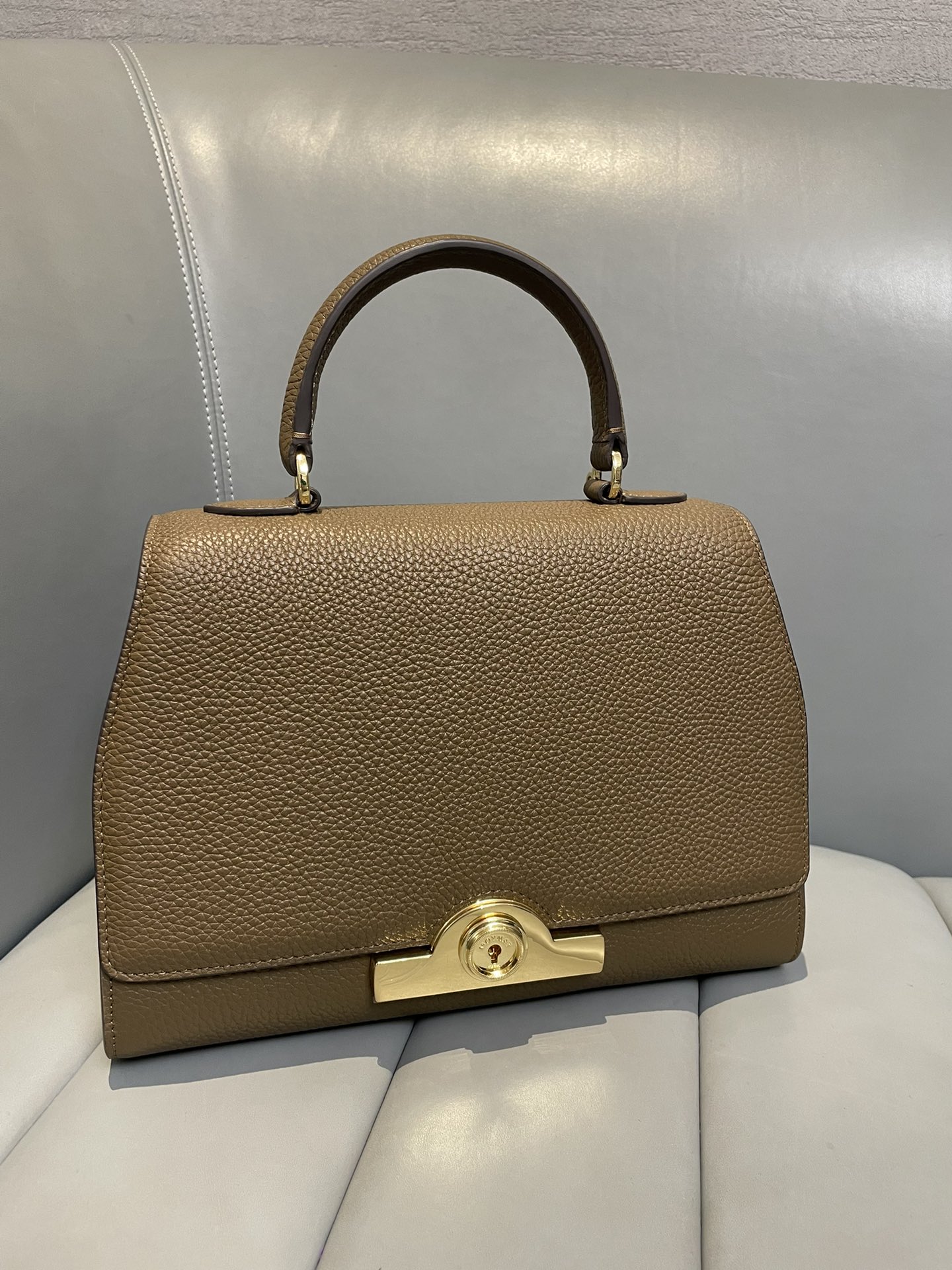 [TOP] MOYNAT RéJANE Bag Cowhide 26x10x18.5cm - Gray - 711 Luxury