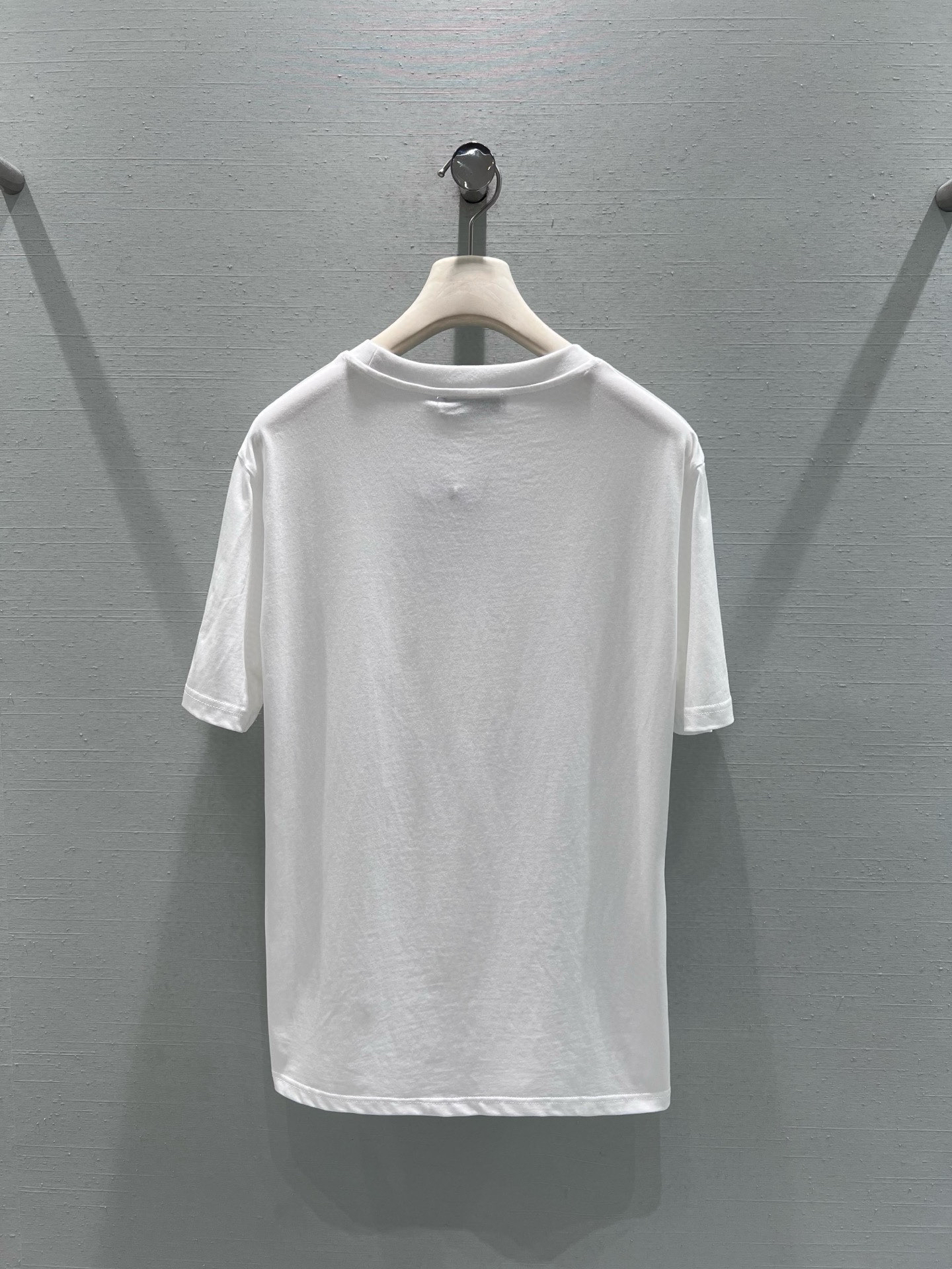 [TOP] Christian Dior Short-Sleeve T-Shirt with Starry Night Pattern - White