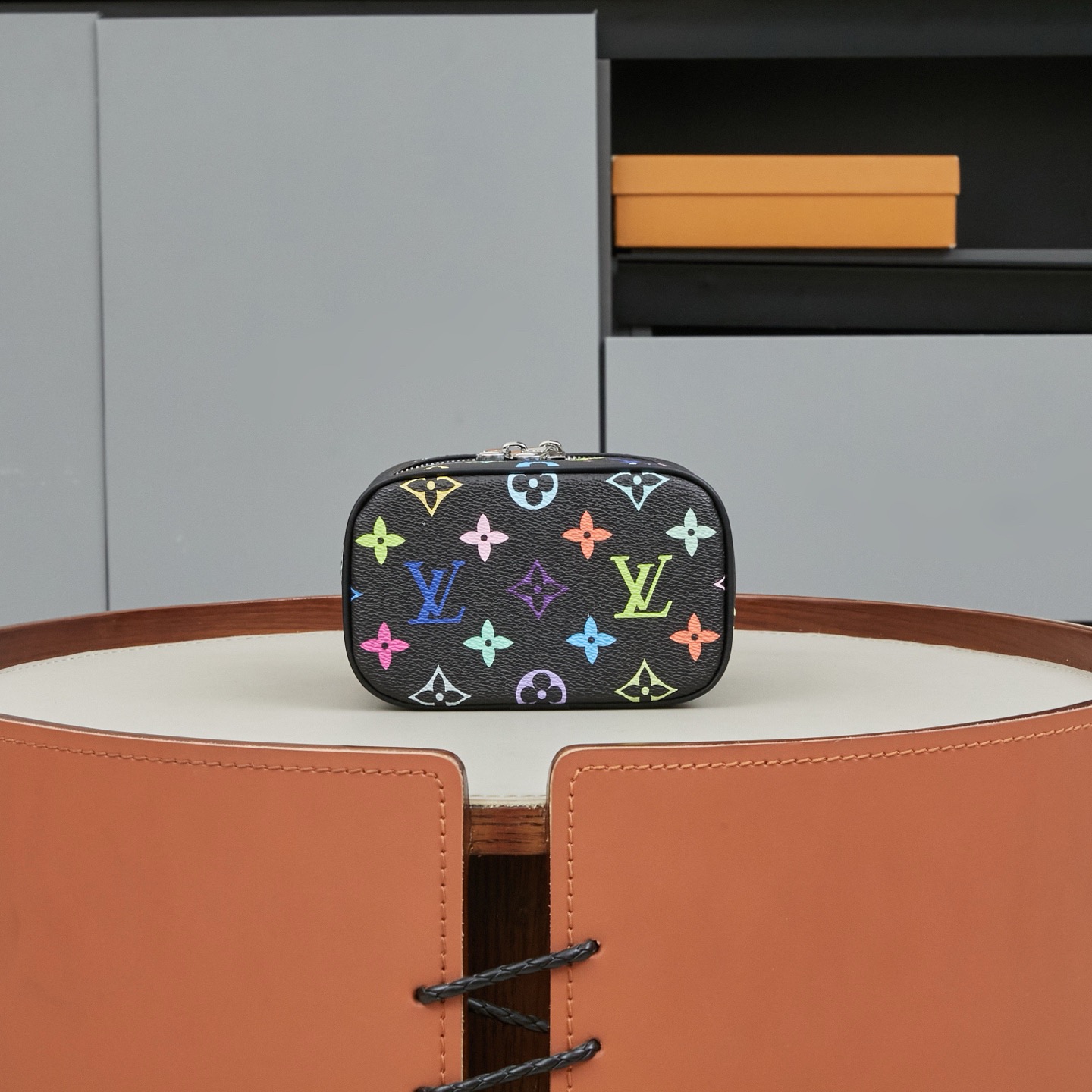 [TOP] Louis Vuitton LV Nice Nano Bag 14x10.2x8.5cm - Black - 711 Luxury