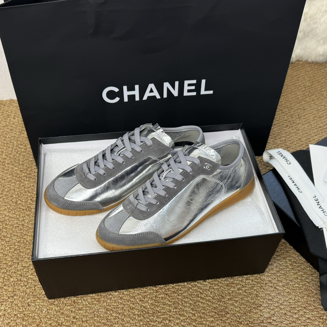 [TOP] CHANEL Sneakers - Sliver