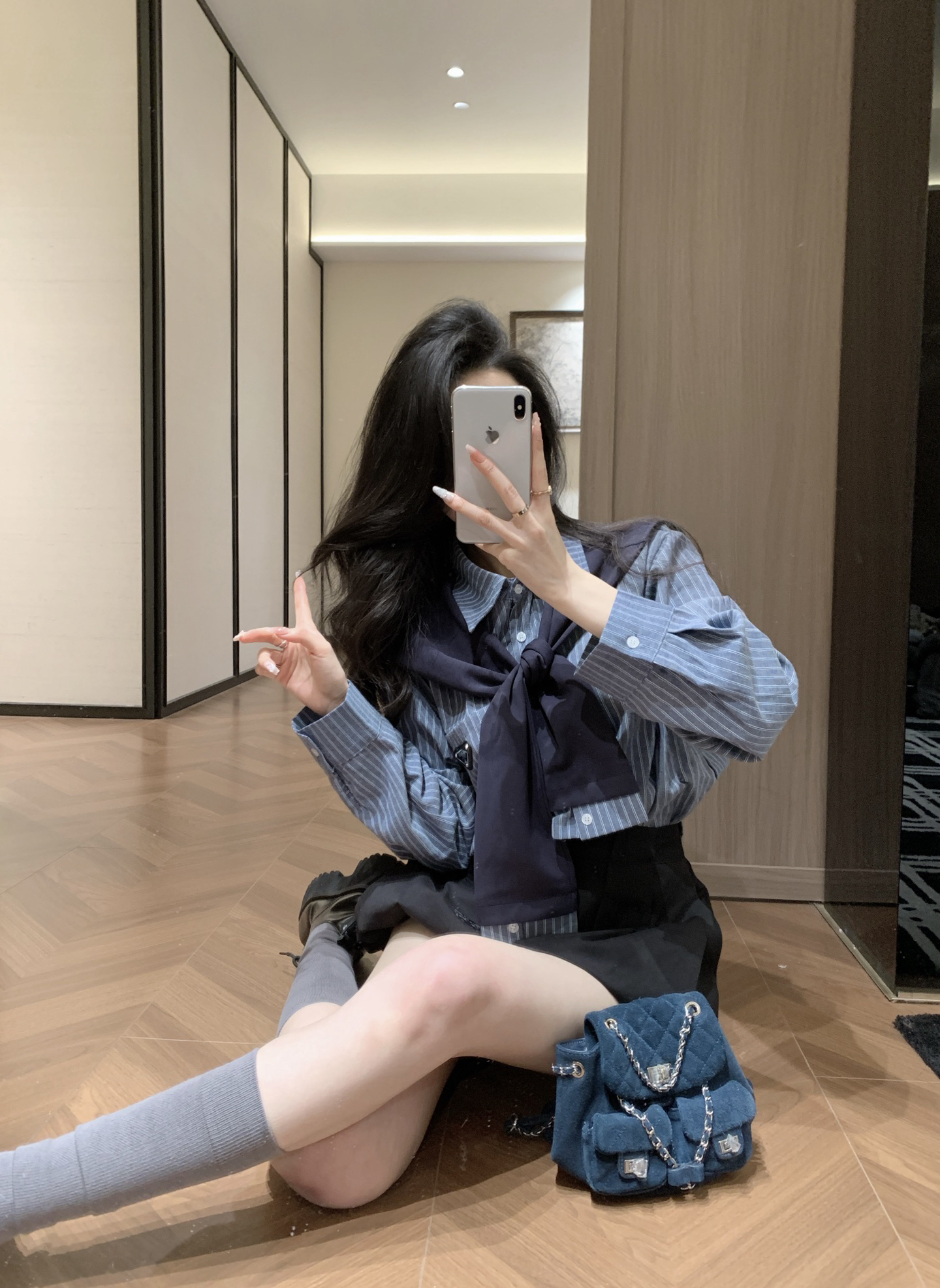 [TOP] PRADA Shirt + Dress Suit - Blue