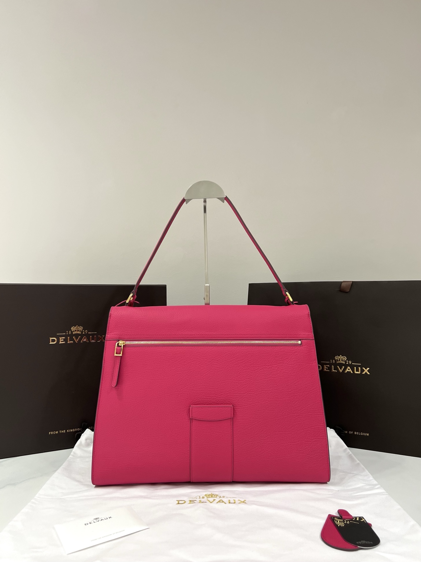 [TOP] Delvaux Tem Bag Cowhide 37.5x28x13.5 cm - Pink - 711 Luxury