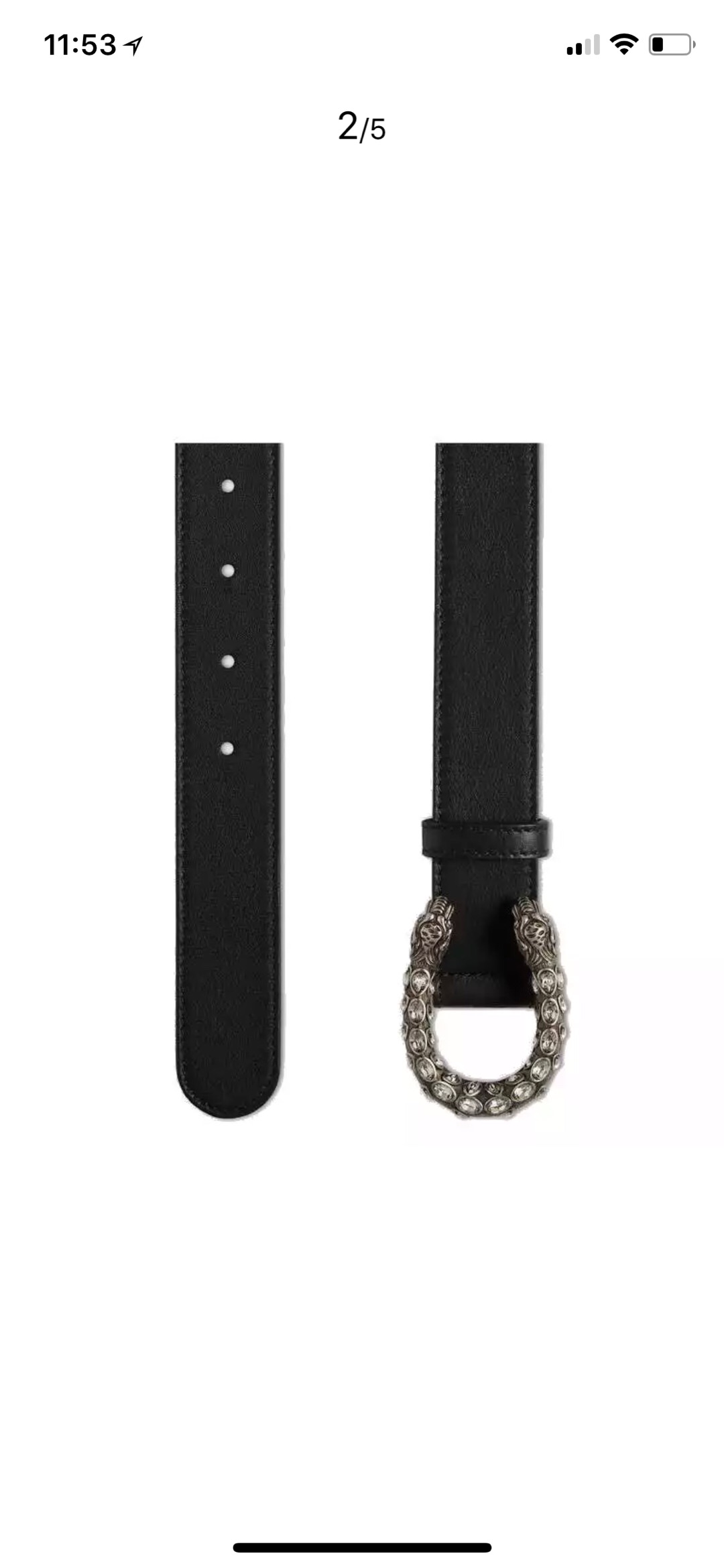[TOP] GUCCI Belt 3cm - Black - 711 Luxury