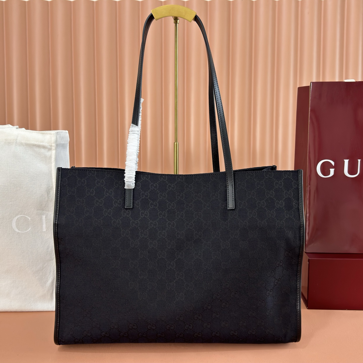 [TOP] GUCCI Tote Bag 40x30x16cm - Black