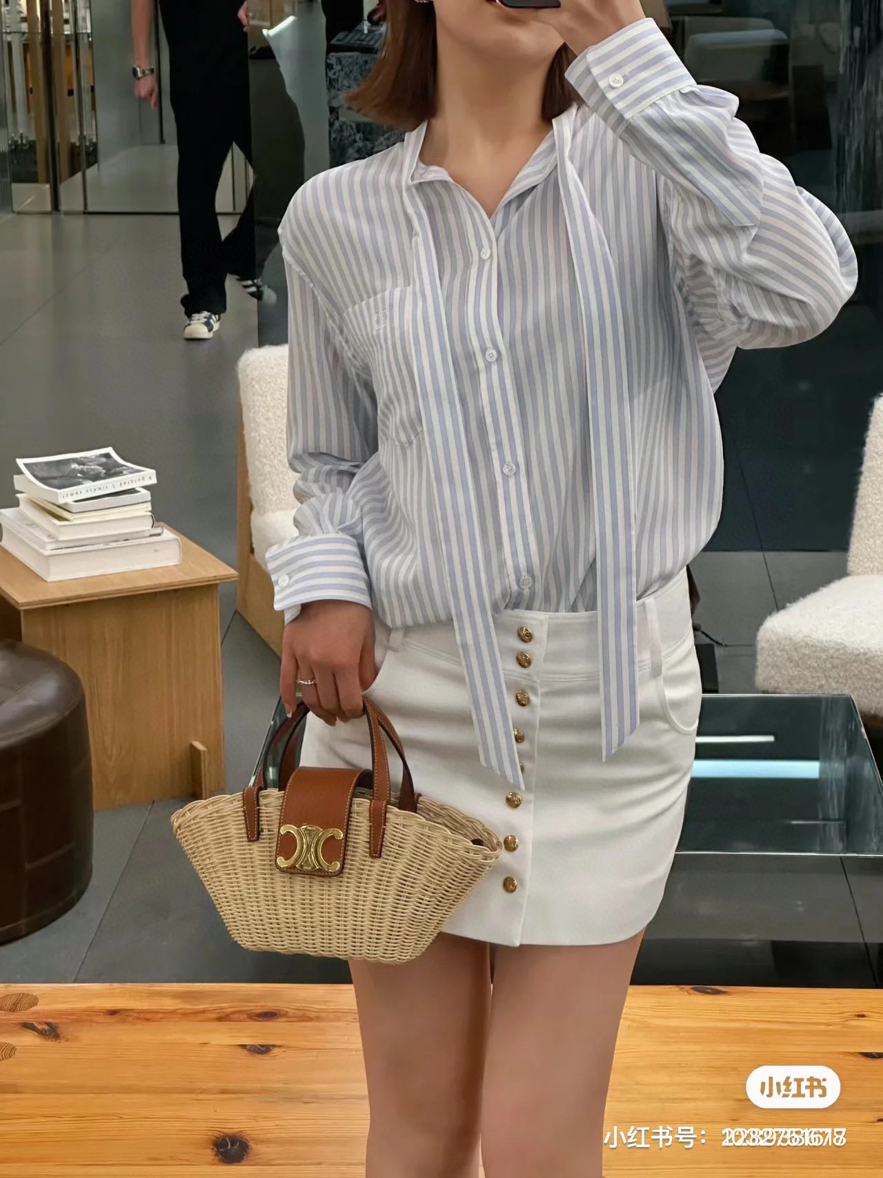 [TOP] CELINE Shirt - Blue