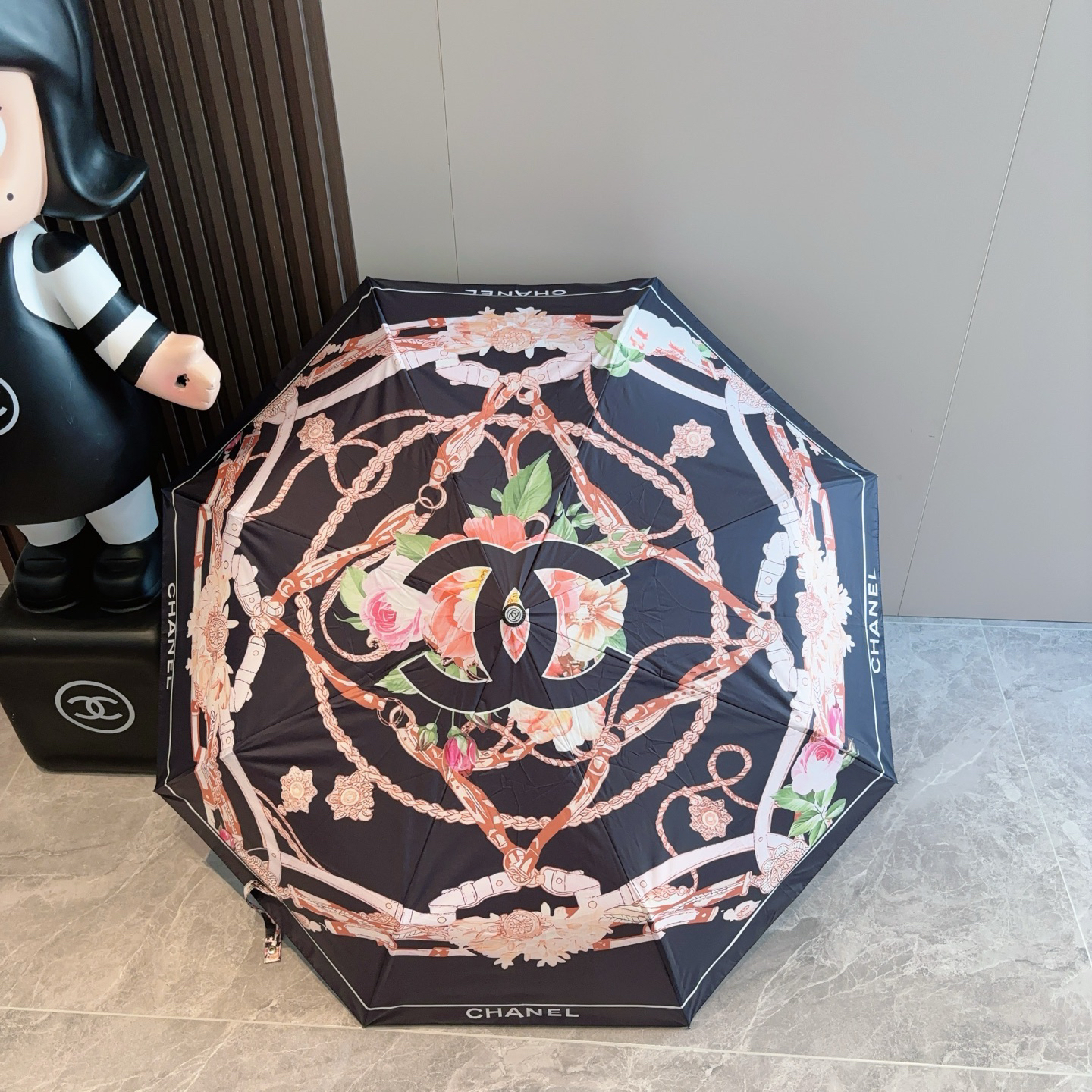 [TOP] CHANEL Umbrella - Black - 711 Luxury