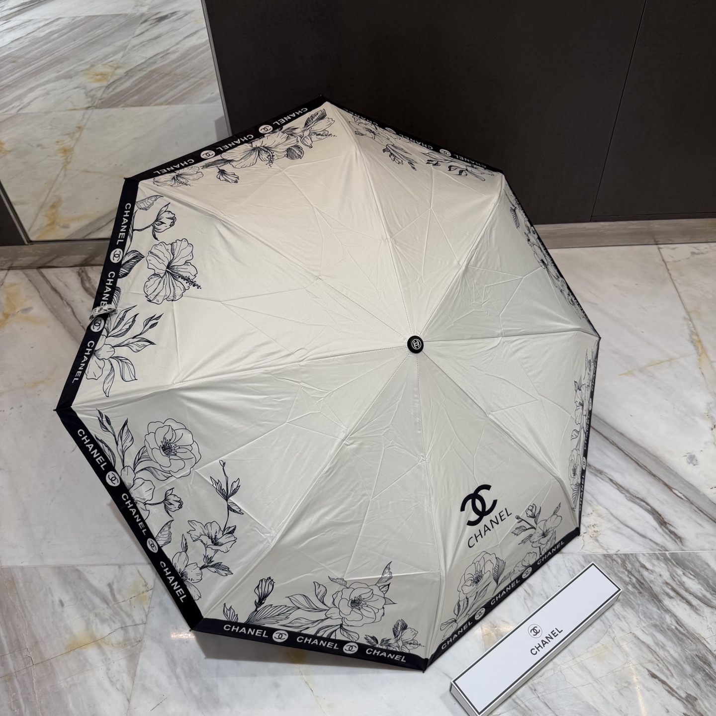 [TOP] CHANEL Umbrella - White - 711 Luxury