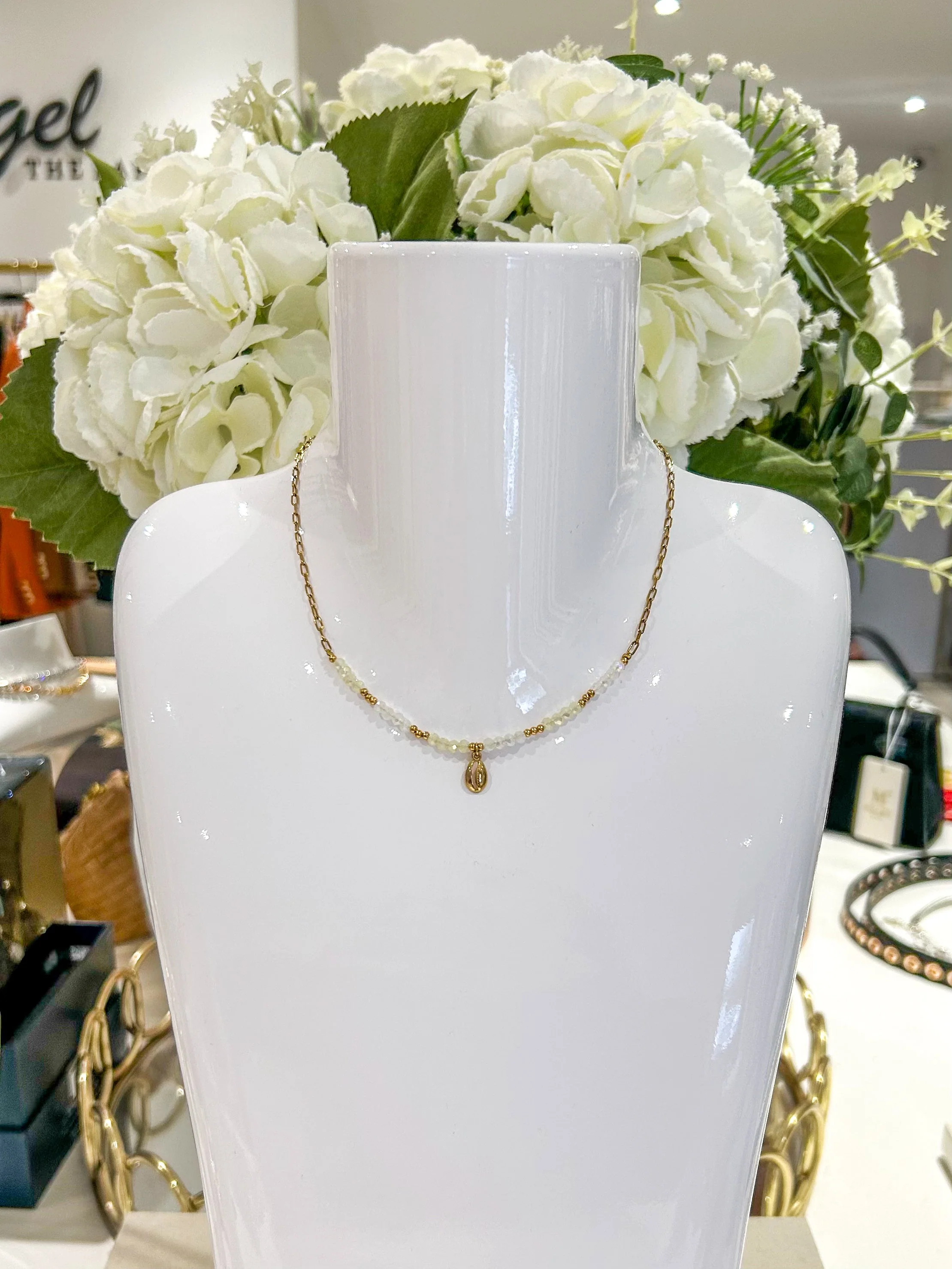Gold Beaded Necklaces (12 Styles)