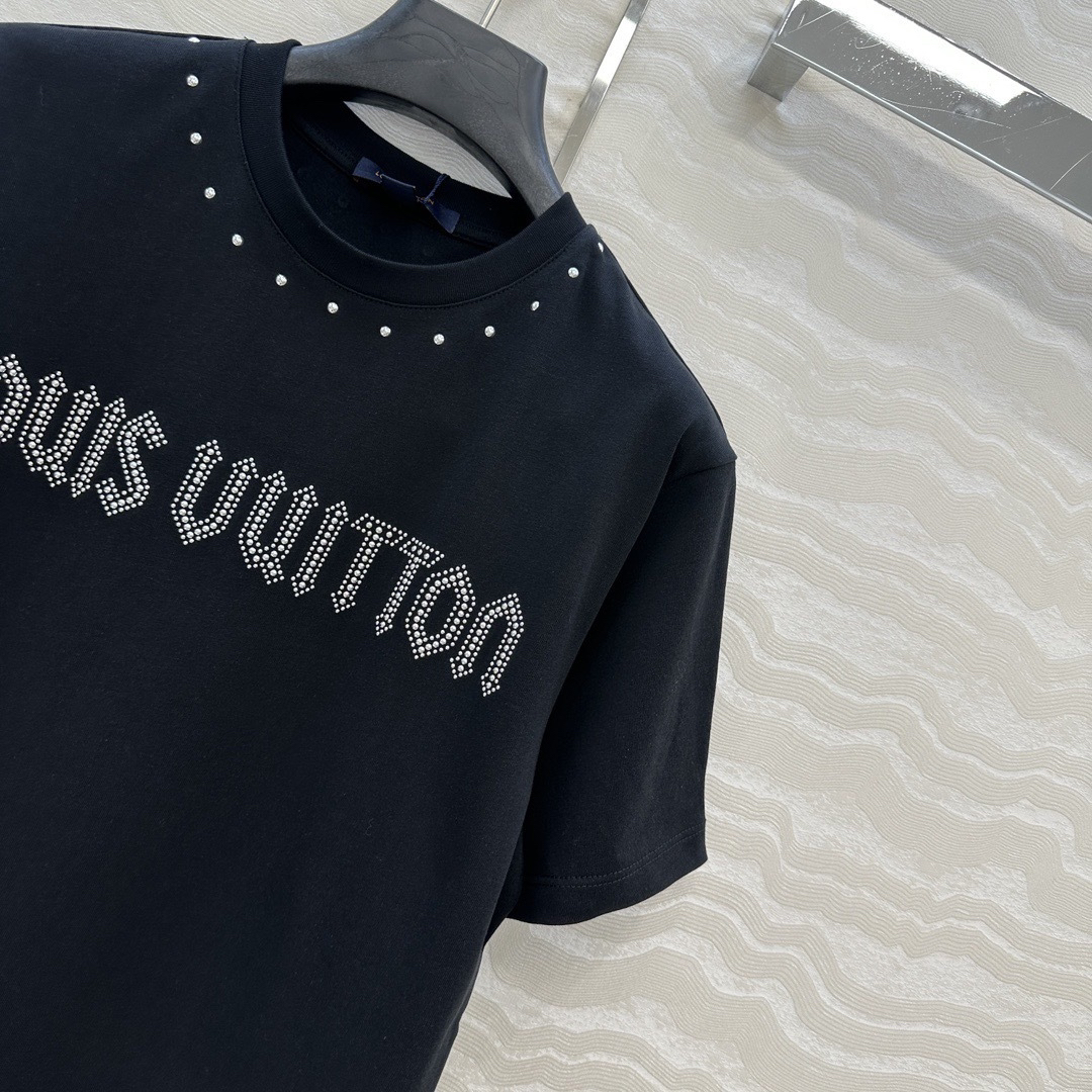 [TOP] Louis Vuitton LV T-shirt - Black