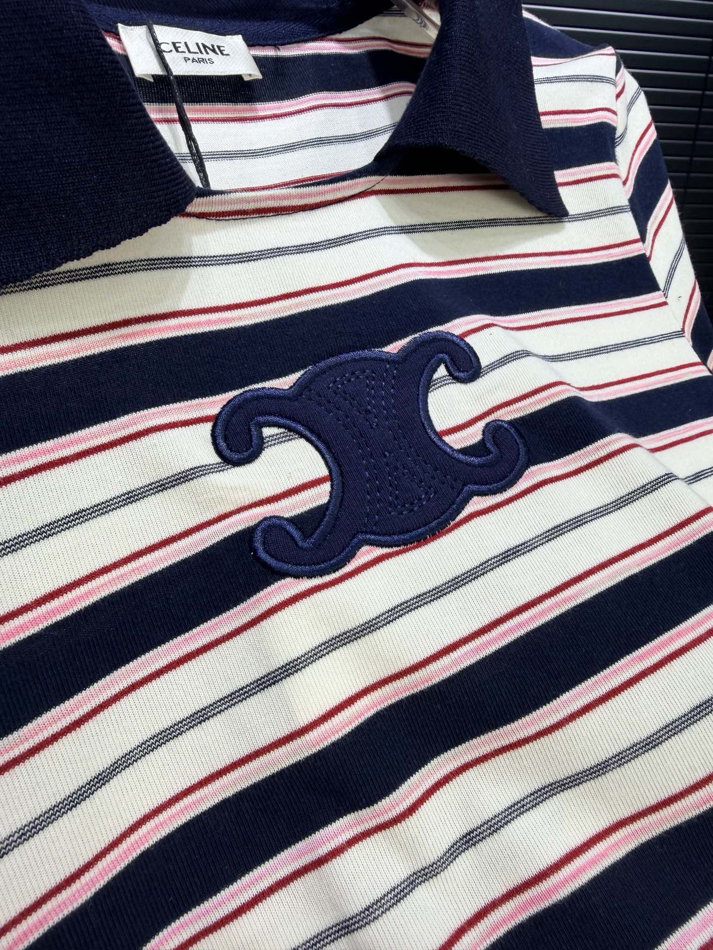 [TOP] CELINE  Long-Sleeved Shirt - Stripe