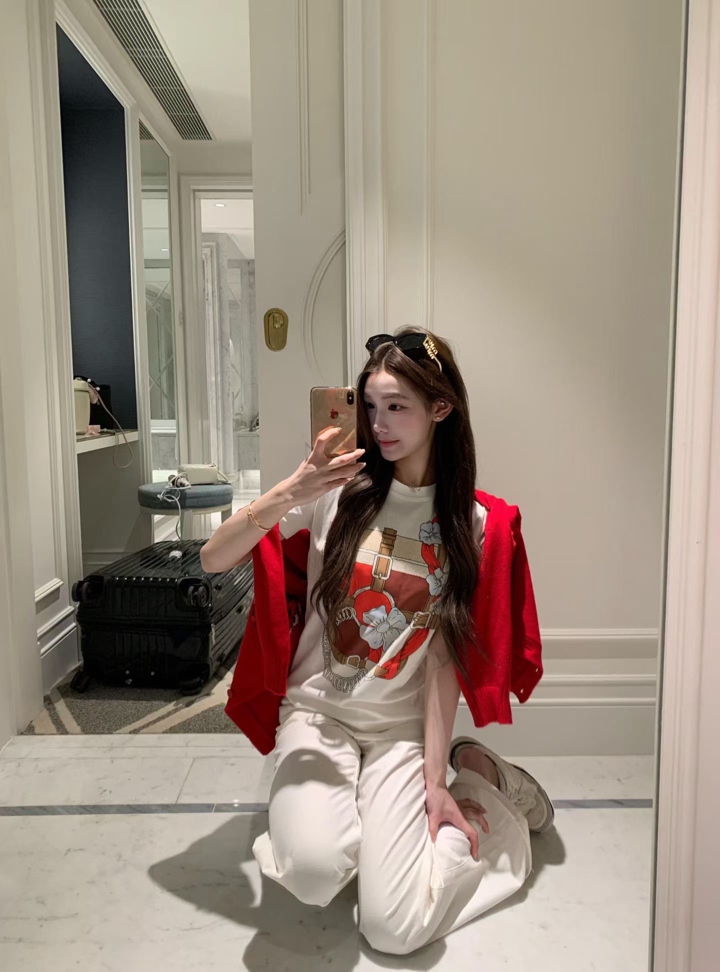 [TOP] HERMES Short-Sleeve T-Shirt - White