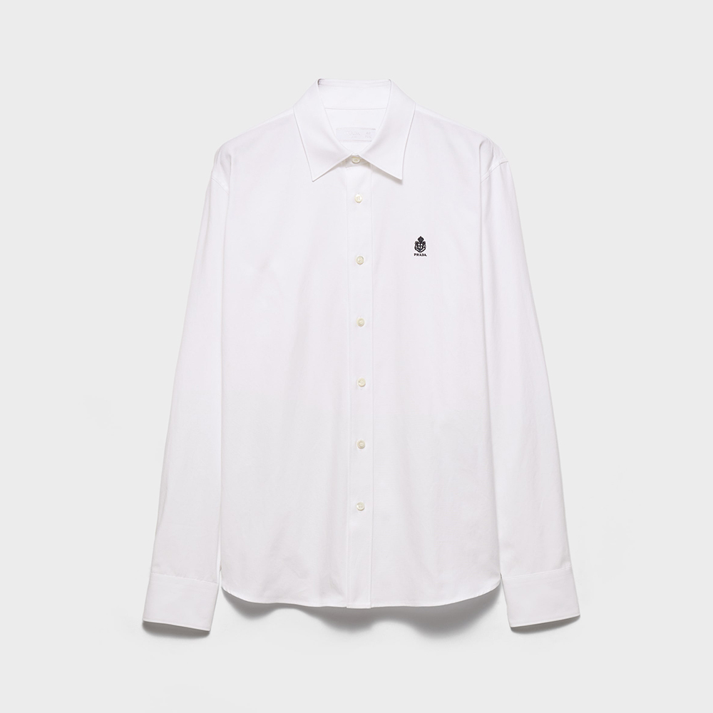 Prada white Clothing PRADA White Cotton Shirt #394943 | Nigo Office