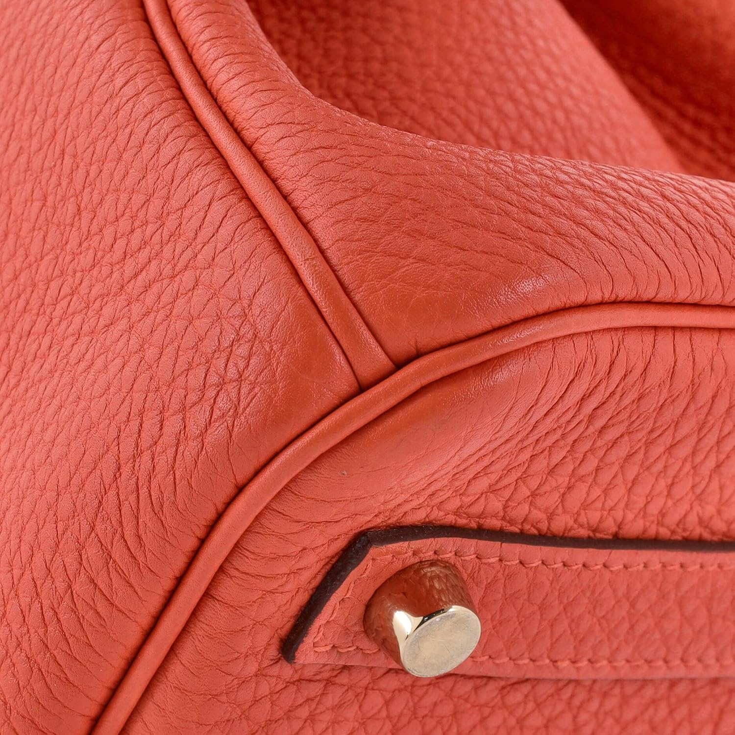 Hermès, Pre-Loved Birkin Handbag Orange Togo with Gold Hardware 30, Capucine