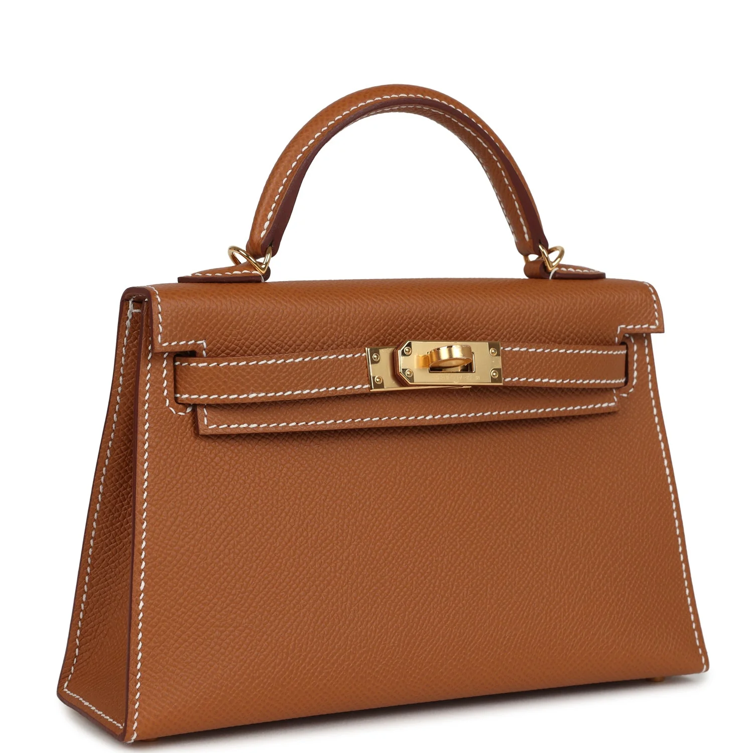 Hermes Kelly Sellier  Gold Epsom Gold Hardware