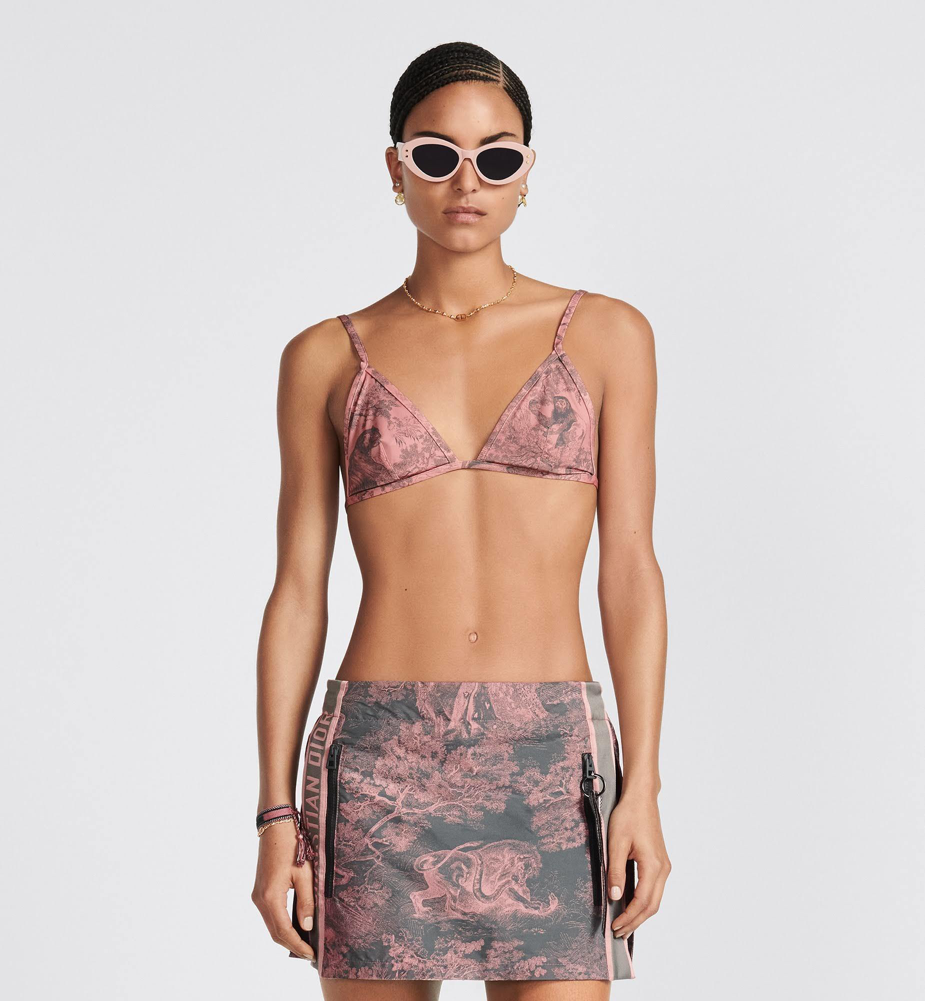 [TOP] Christian Dior Bikini Swimsuit Set - Pink - 711 Luxury