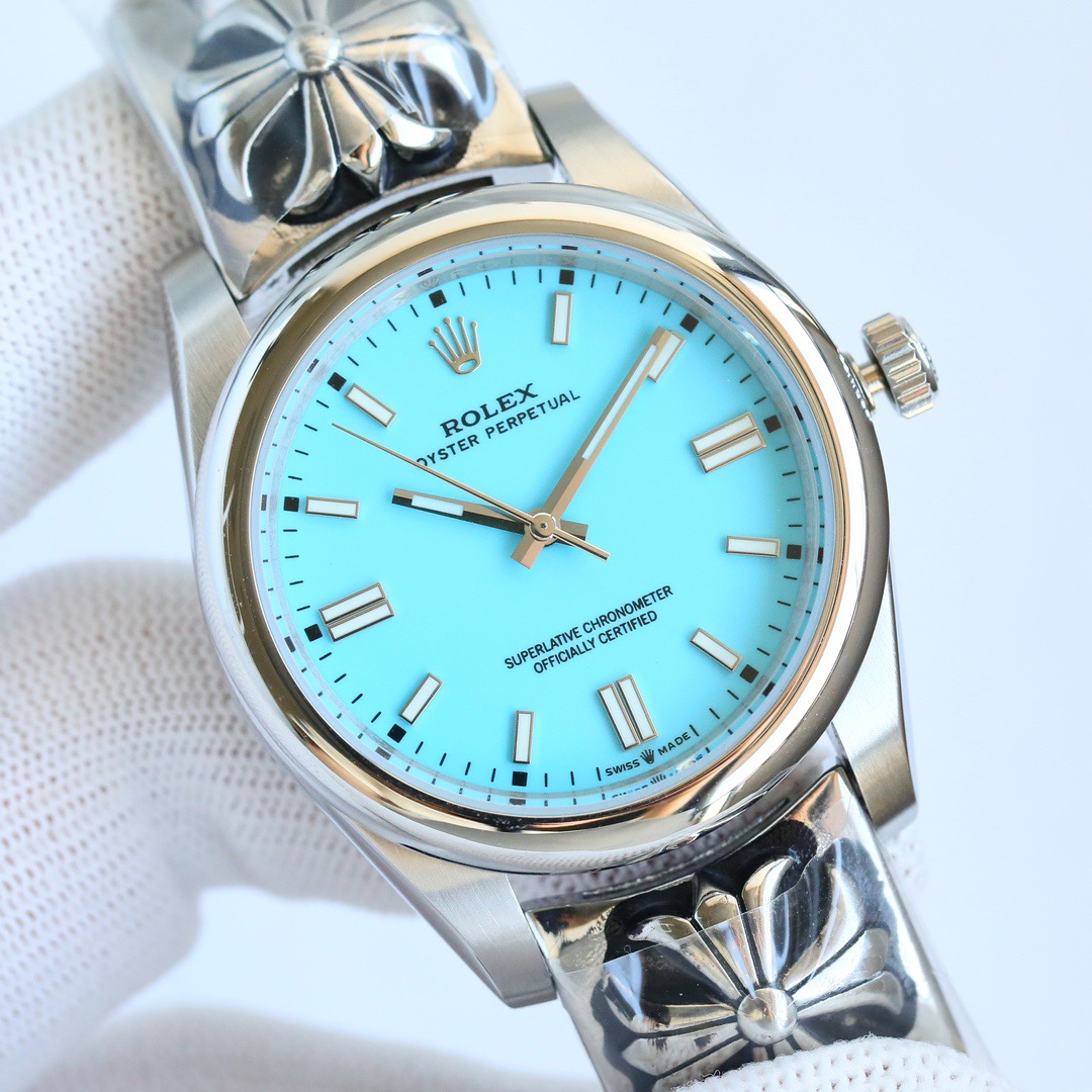 [TOP] ROLEX Men's Watch 41mm - Blue