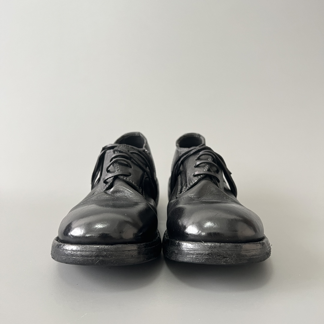 Designer Shoes Guidi Round Toe Derby Shoes #190345 View 2 | Nigo Office
